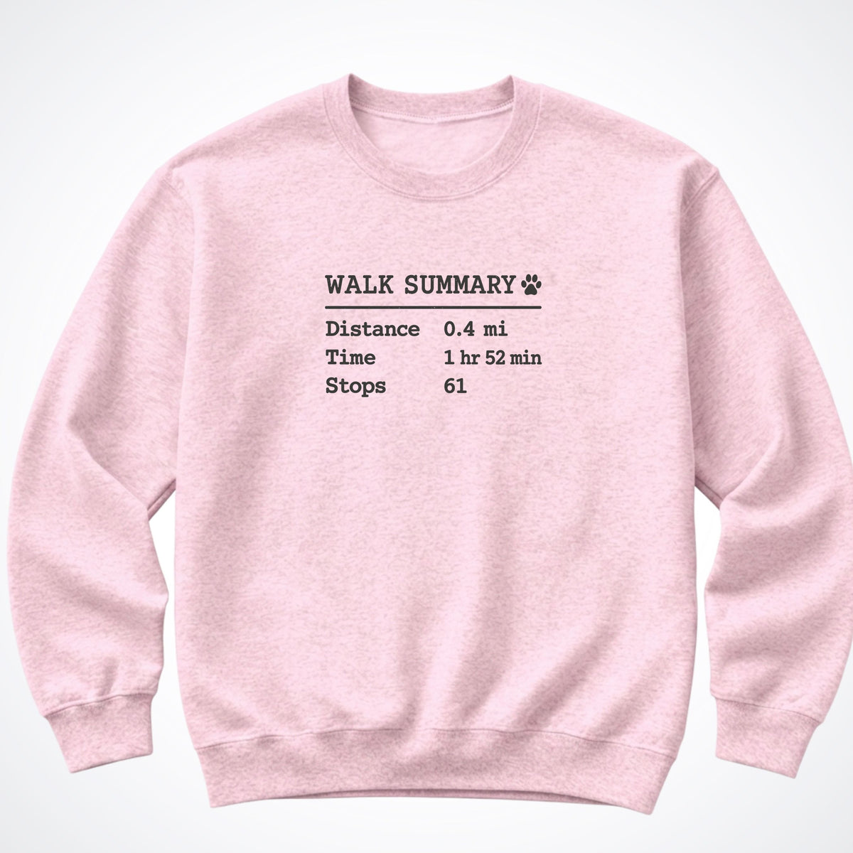 Walk Summary Crewneck Sweatshirt