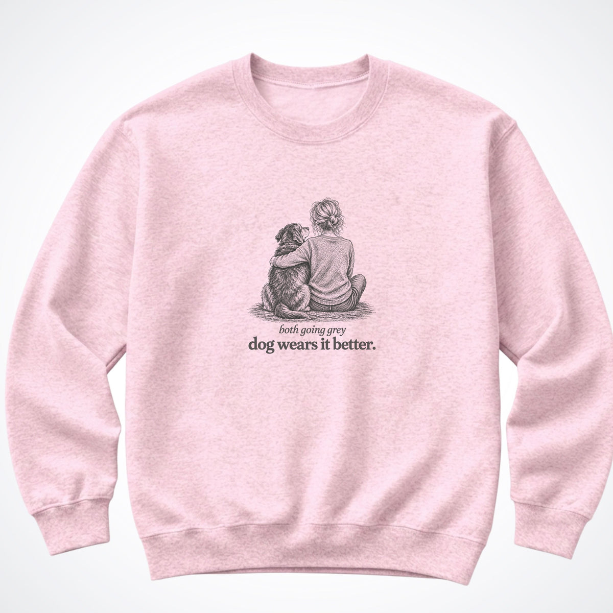 Dog Wears It Better Crewneck Sweatshirt