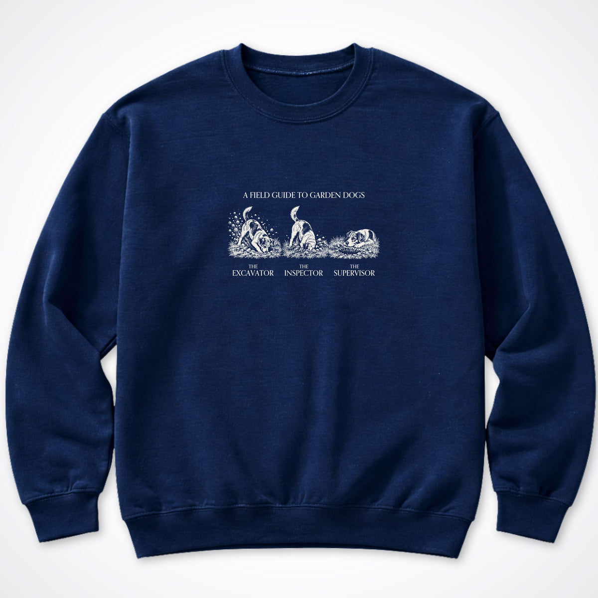 A Field Guide To Garden Dogs Crewneck Sweatshirt