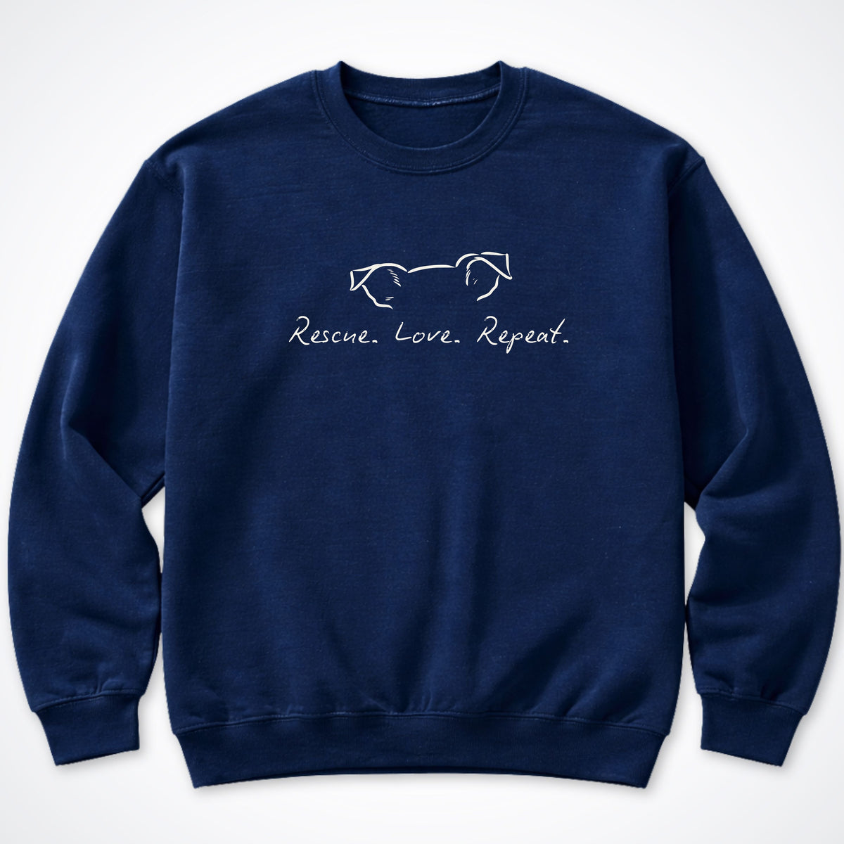 Rescue Love Repeat Crewneck Sweatshirt