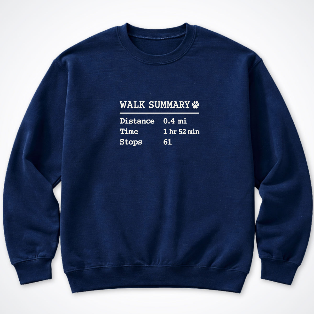 Walk Summary Crewneck Sweatshirt