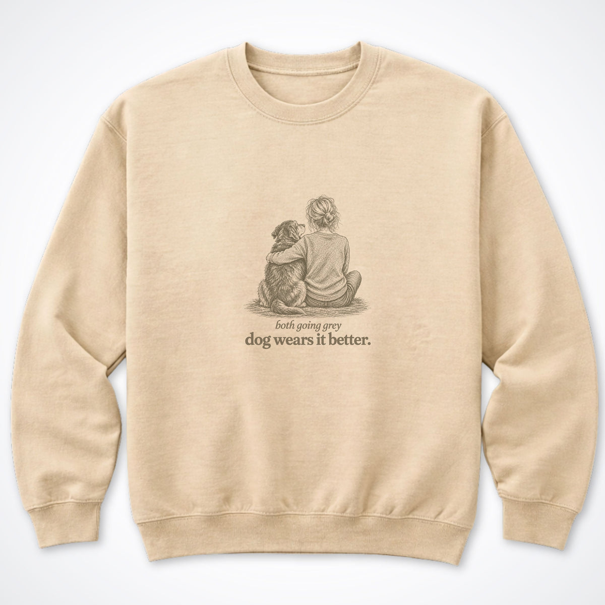 Dog Wears It Better Crewneck Sweatshirt