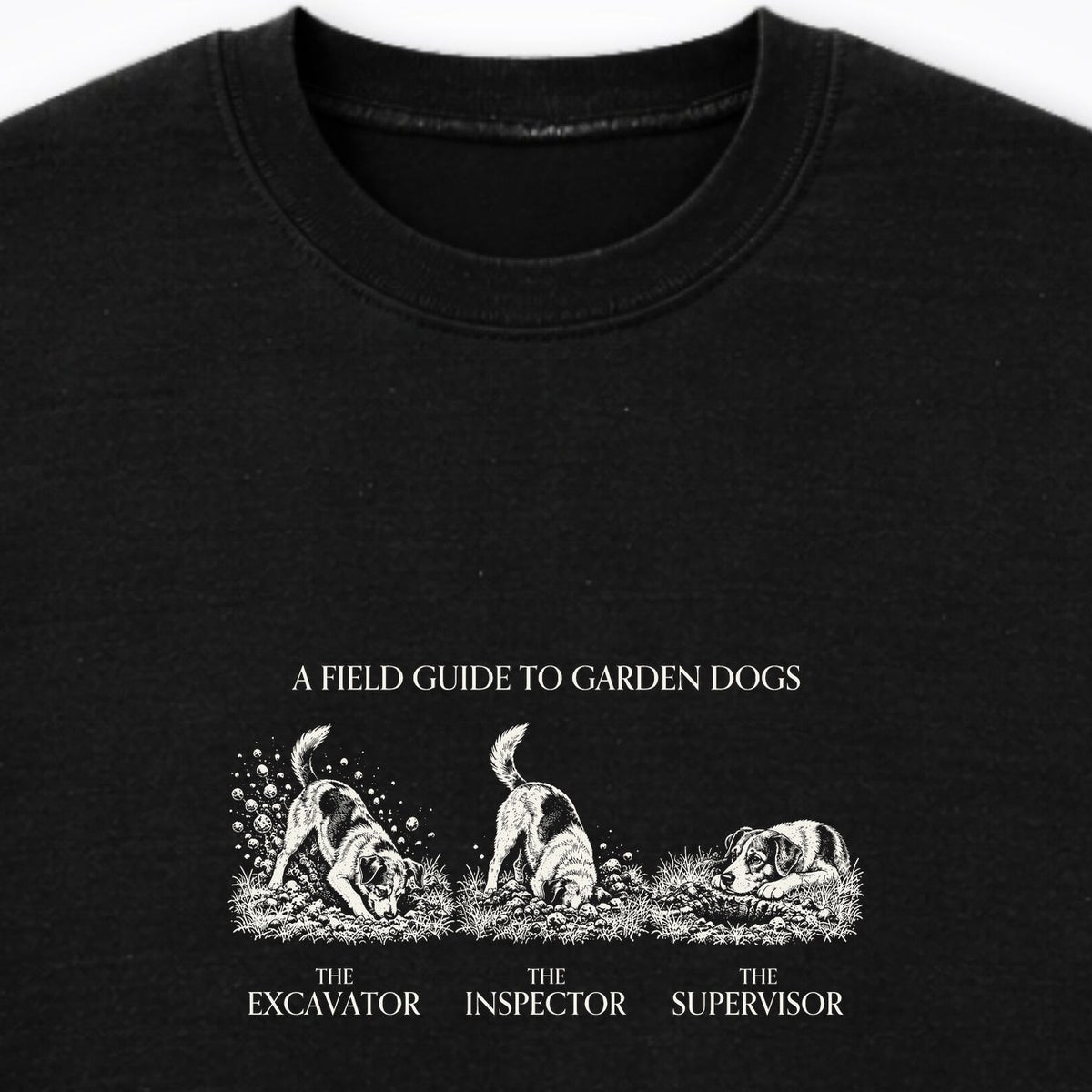 A Field Guide To Garden Dogs Crewneck Sweatshirt