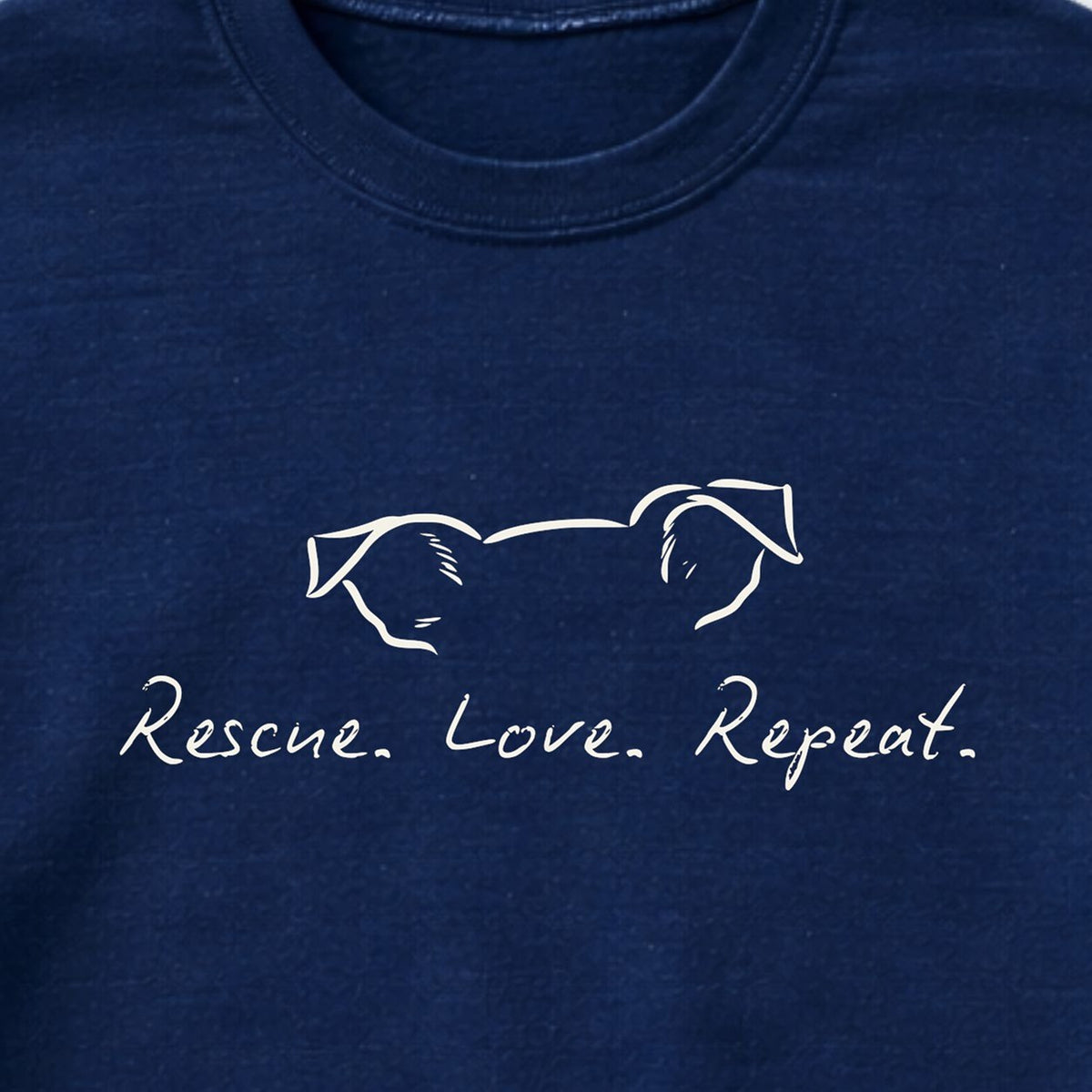 Rescue Love Repeat Crewneck Sweatshirt