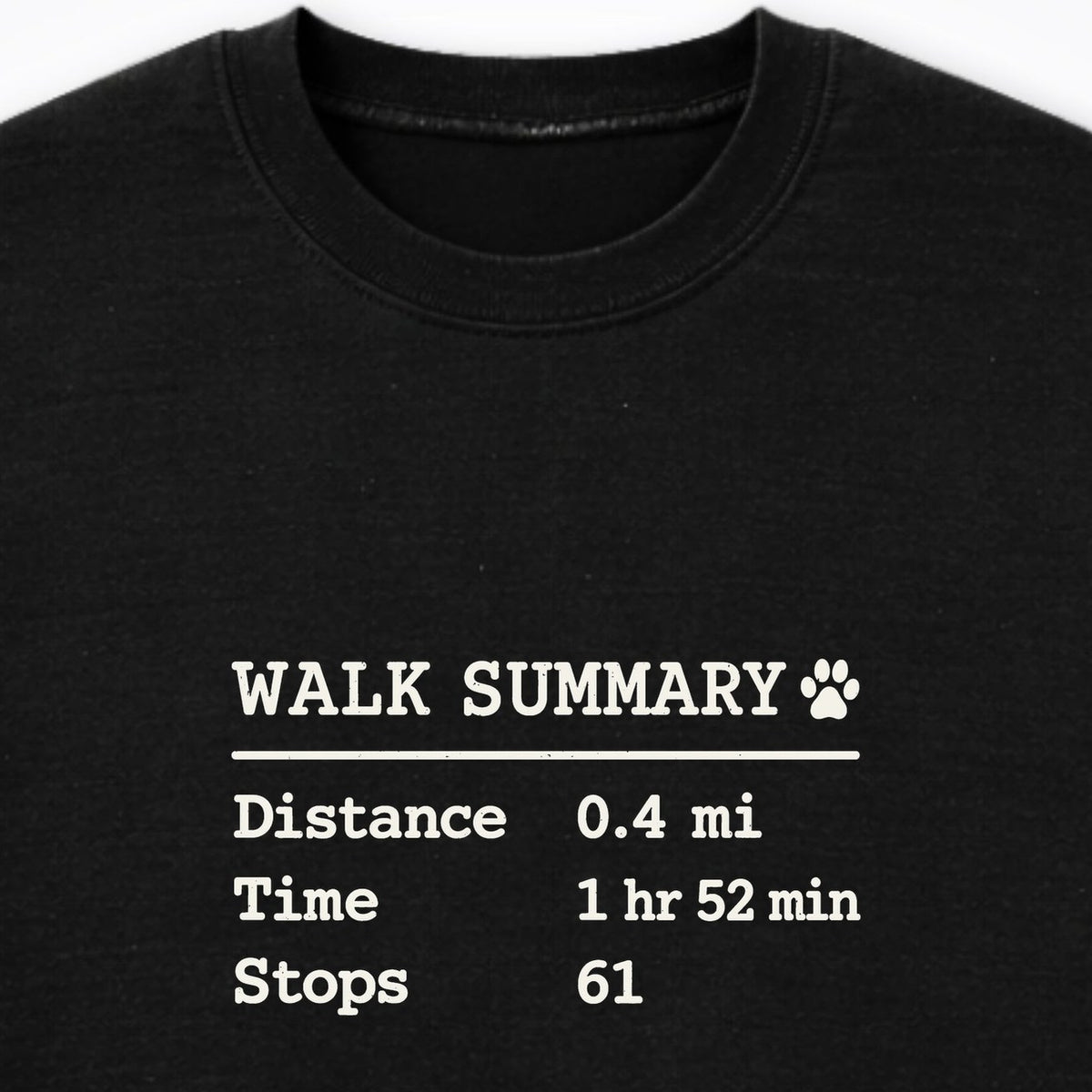 Walk Summary Crewneck Sweatshirt