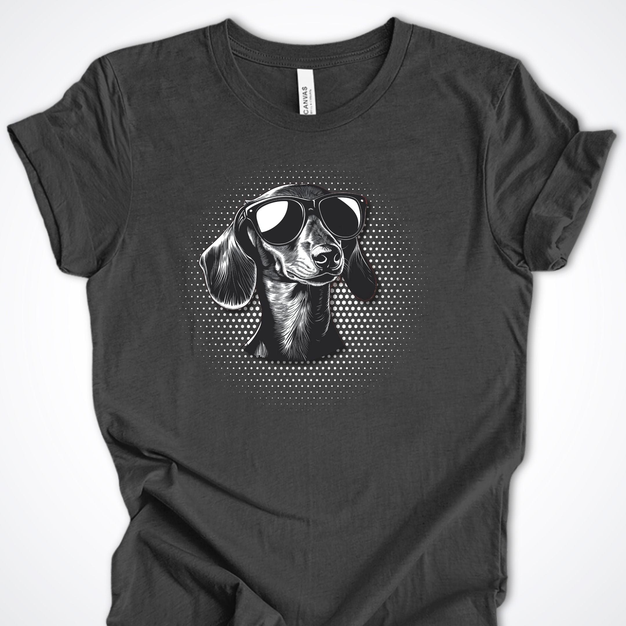 T-Shirt Dark Grey Heather / S Dachshund Top Dog Premium Unisex T-Shirt ReallyintoDogs