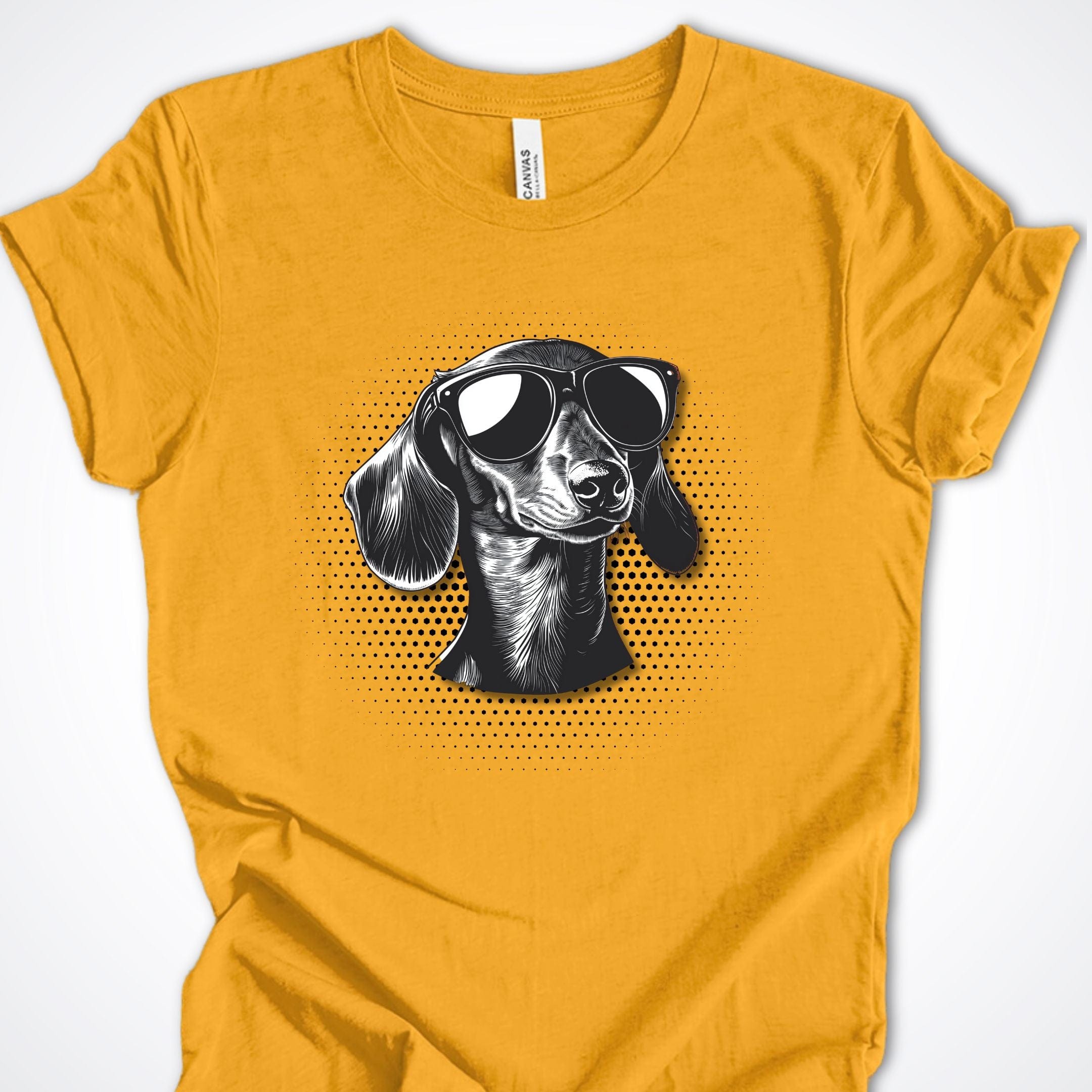 T-Shirt Gold / S Dachshund Top Dog Premium Unisex T-Shirt ReallyintoDogs