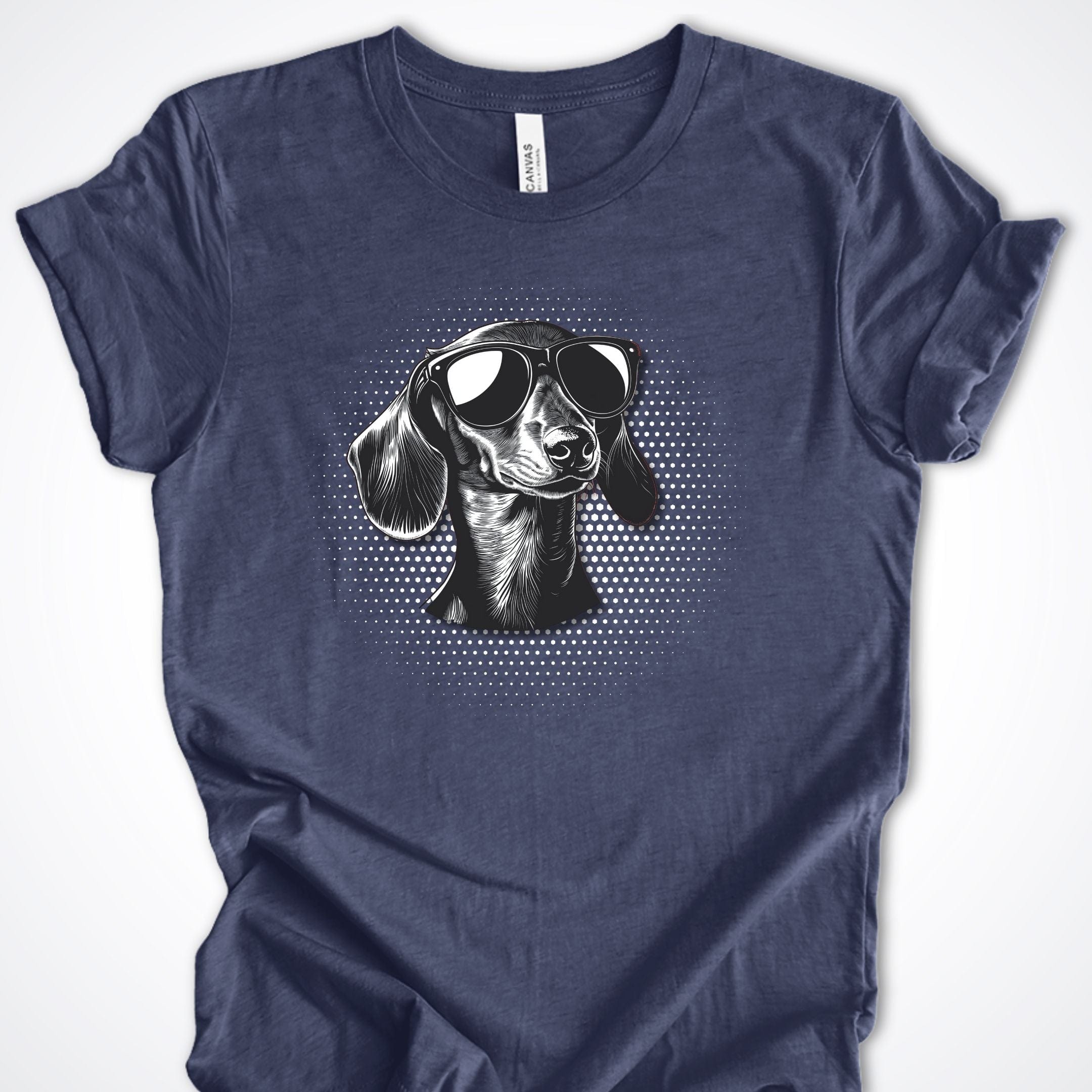 T-Shirt Heather Navy / S Dachshund Top Dog Premium Unisex T-Shirt ReallyintoDogs