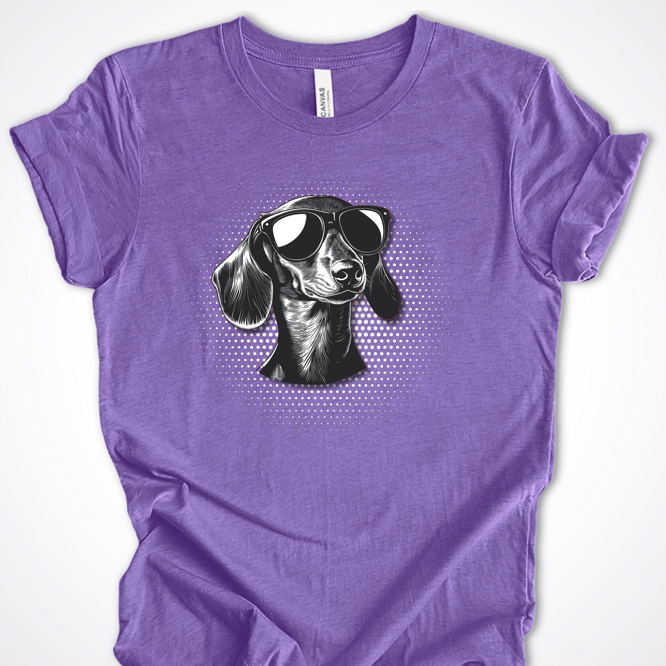 T-Shirt Heather Team Purple / S Dachshund Top Dog Premium Unisex T-Shirt ReallyintoDogs