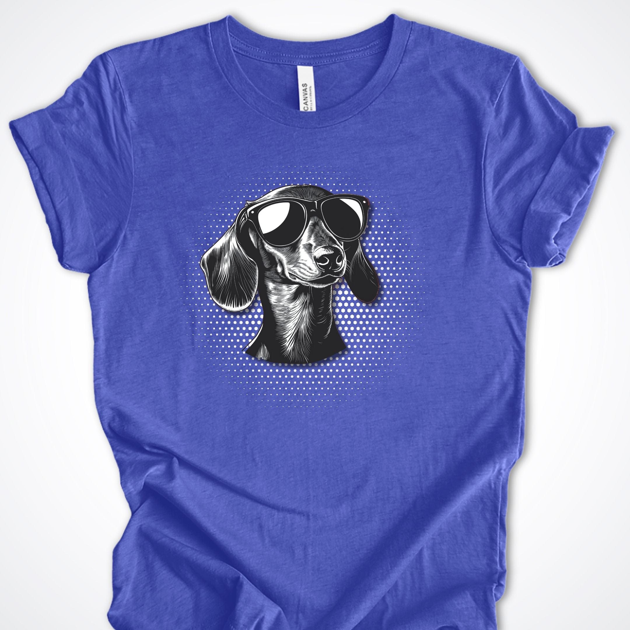 T-Shirt Heather True Royal / S Dachshund Top Dog Premium Unisex T-Shirt ReallyintoDogs