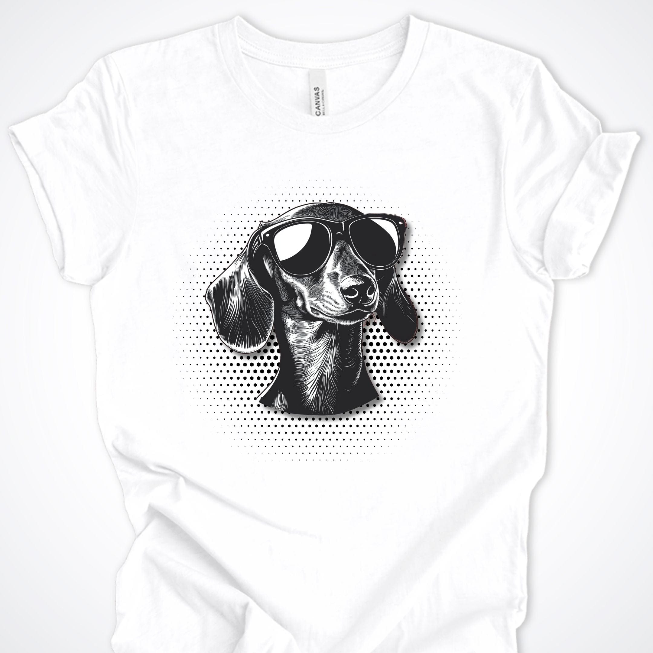 T-Shirt White / S Dachshund Top Dog Premium Unisex T-Shirt ReallyintoDogs