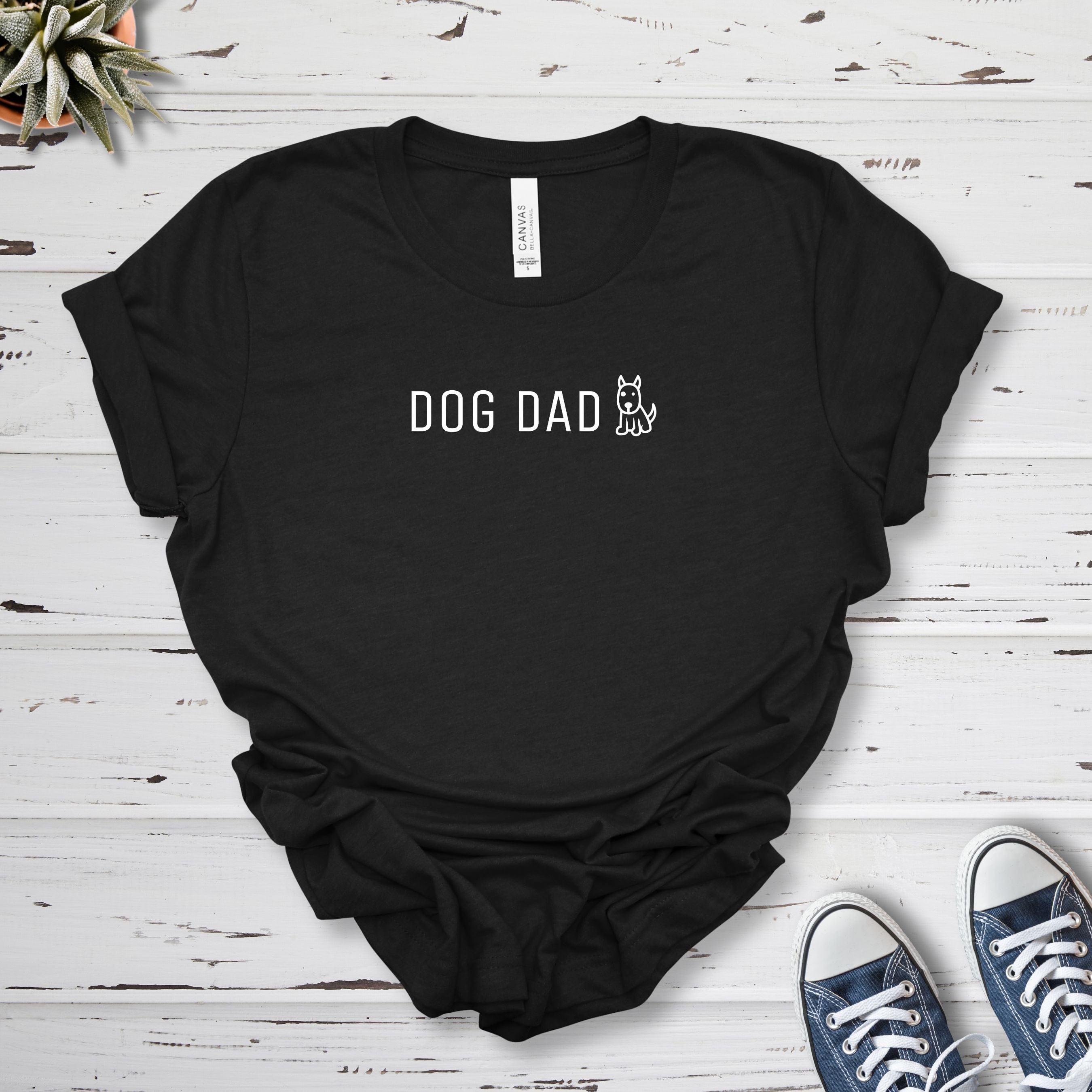 T-Shirt Black Heather / S Dog Dad Cute Premium Unisex T-Shirt --reallyintothat