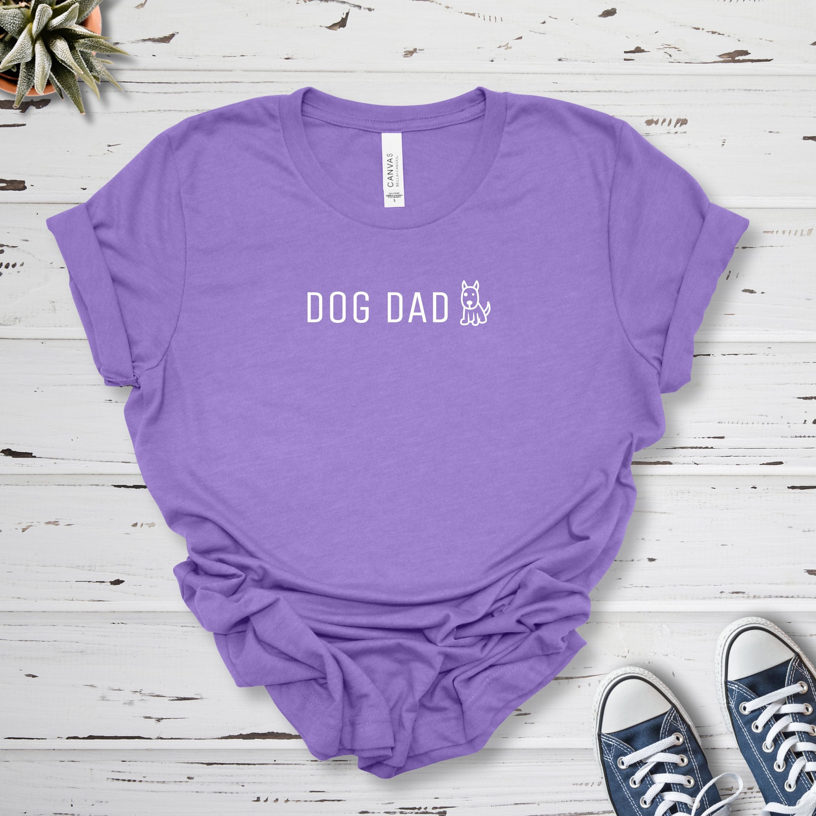 T-Shirt Heather Team Purple / S Dog Dad Cute Premium Unisex T-Shirt --reallyintothat