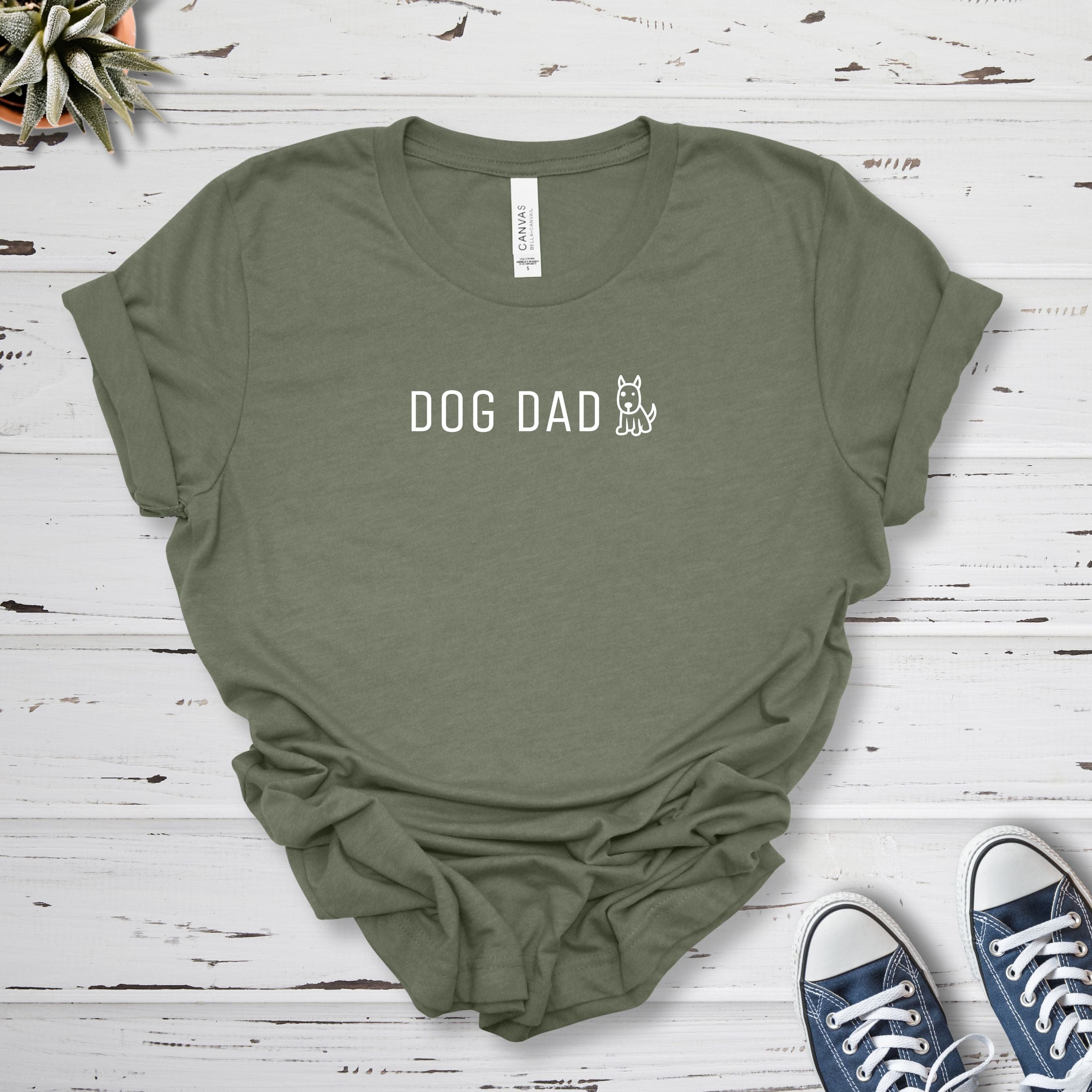 T-Shirt Military Green / S Dog Dad Cute Premium Unisex T-Shirt --reallyintothat