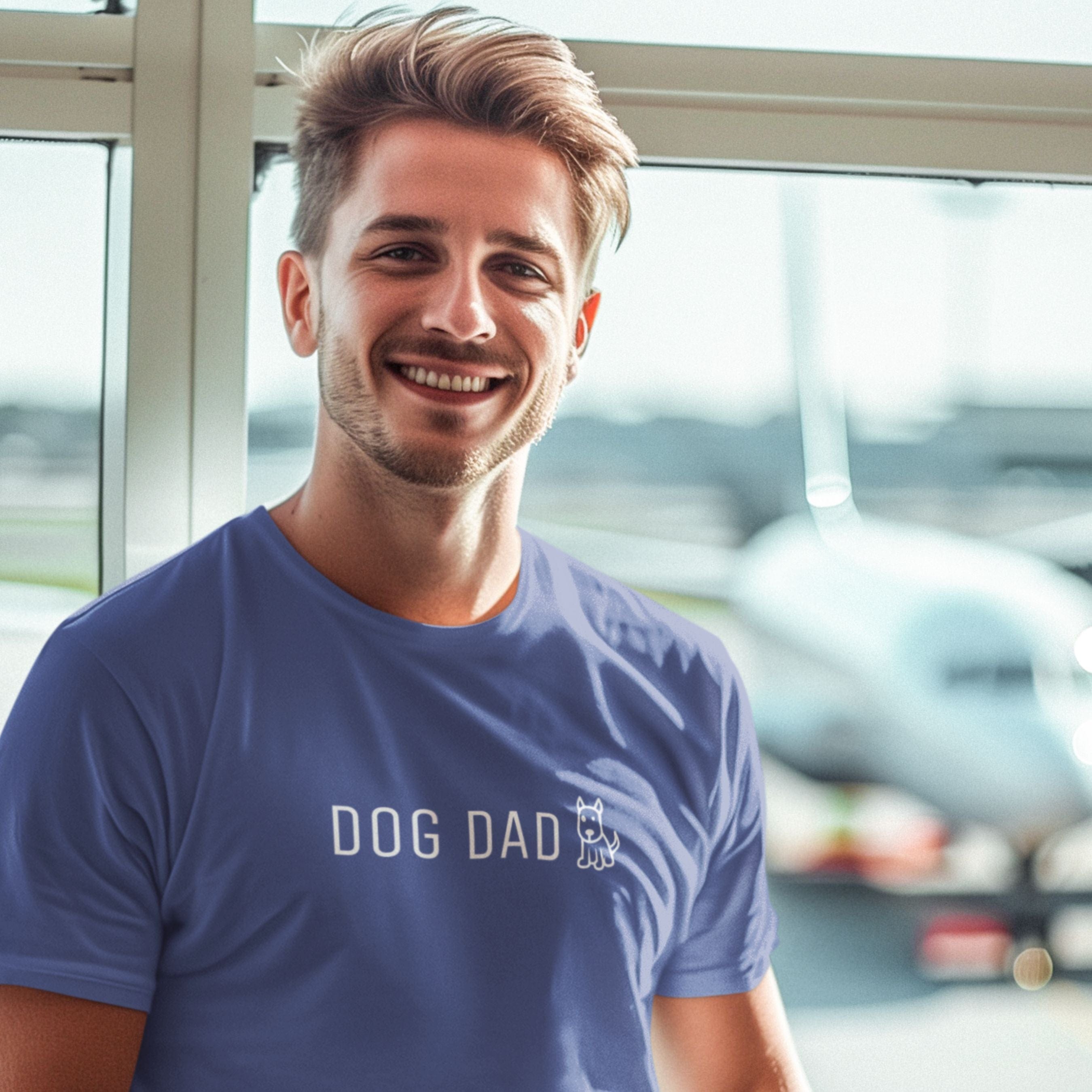 T-Shirt Dog Dad Cute Premium Unisex T-Shirt ReallyintoDogs