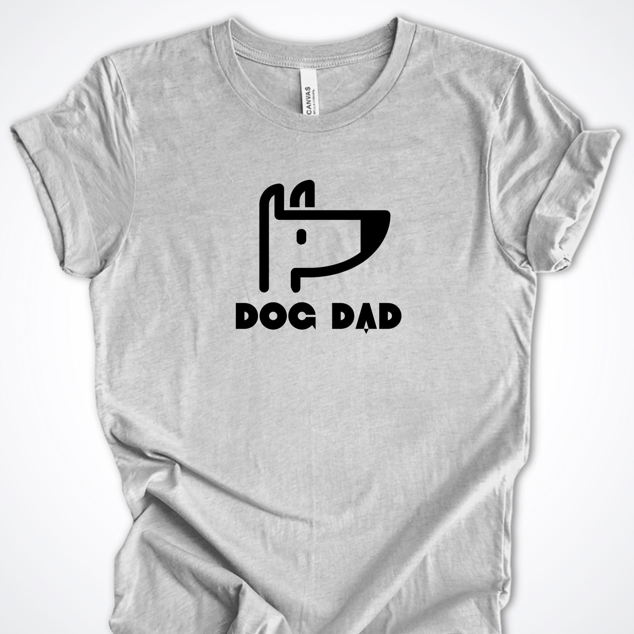 T-Shirt Athletic Heather / S Dog Dad Icon Premium Unisex T-Shirt ReallyintoDogs