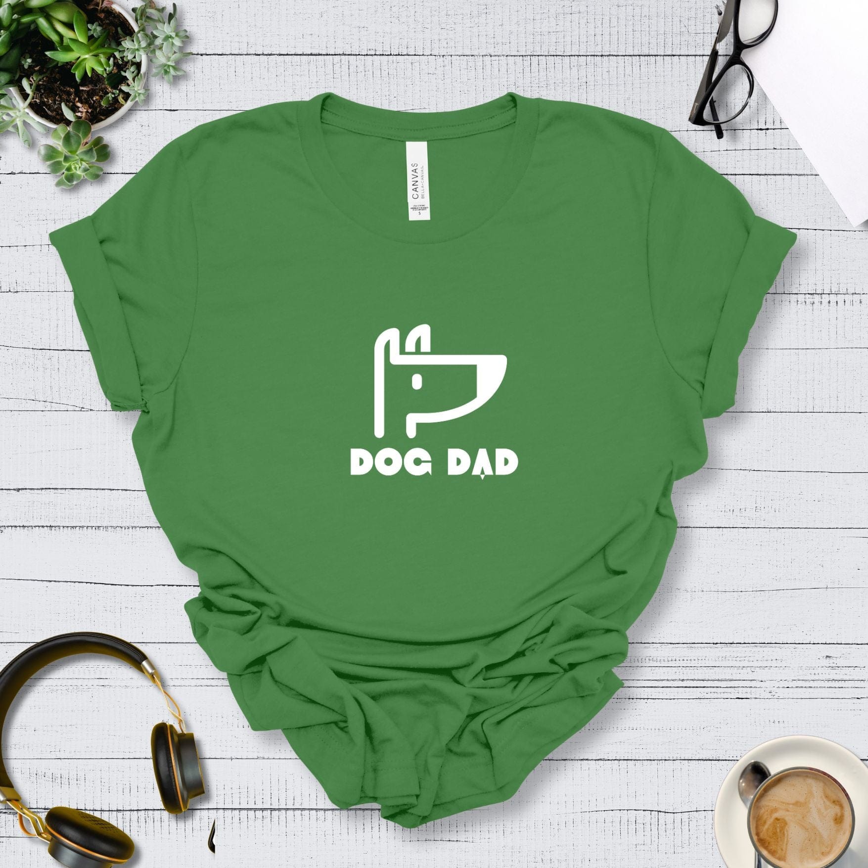 T-Shirt Leaf / S Dog Dad Icon Premium Unisex T-Shirt --reallyintothat