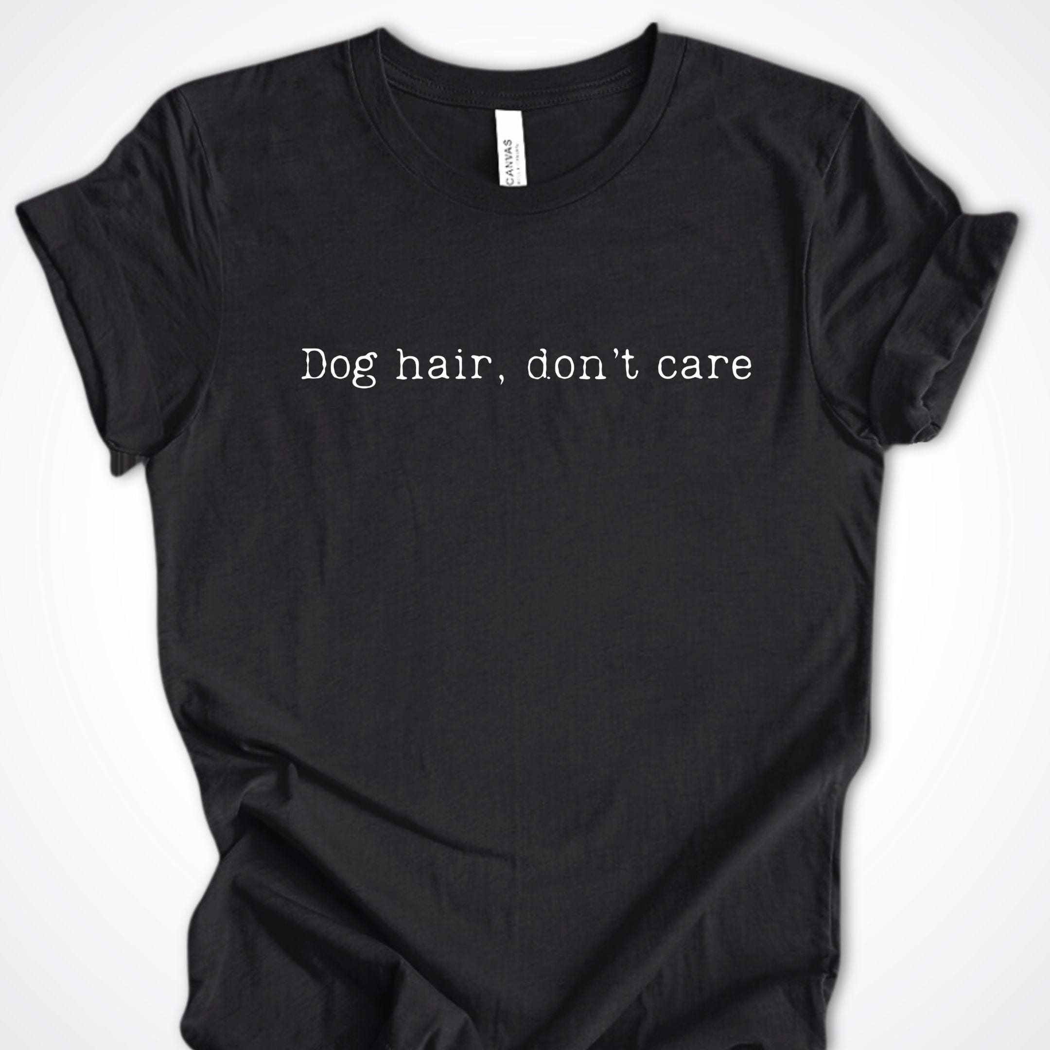 T-Shirt Black Heather / S Dog Hair Don't Care Premium Unisex T-Shirt ReallyintoDogs