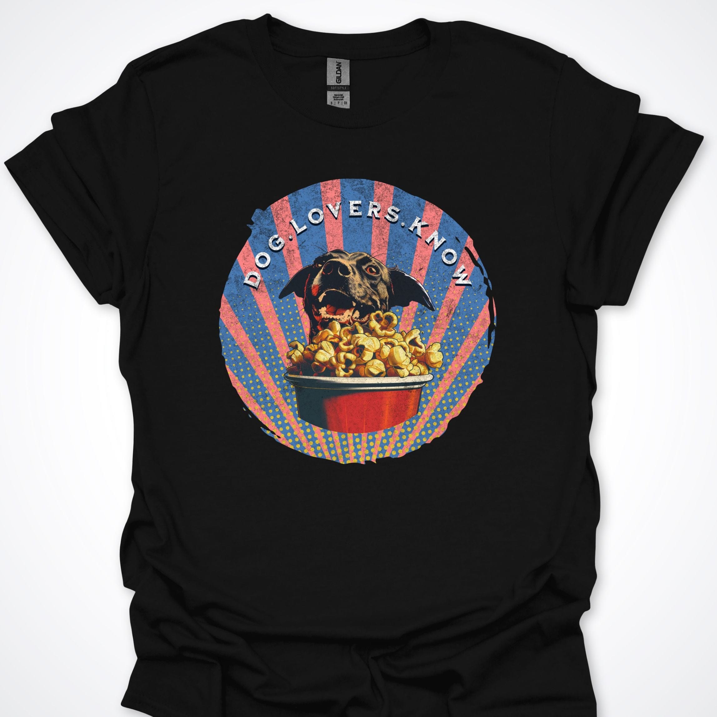 T-Shirt Black / S Dog Lovers Know (Blue) T-Shirt ReallyintoDogs