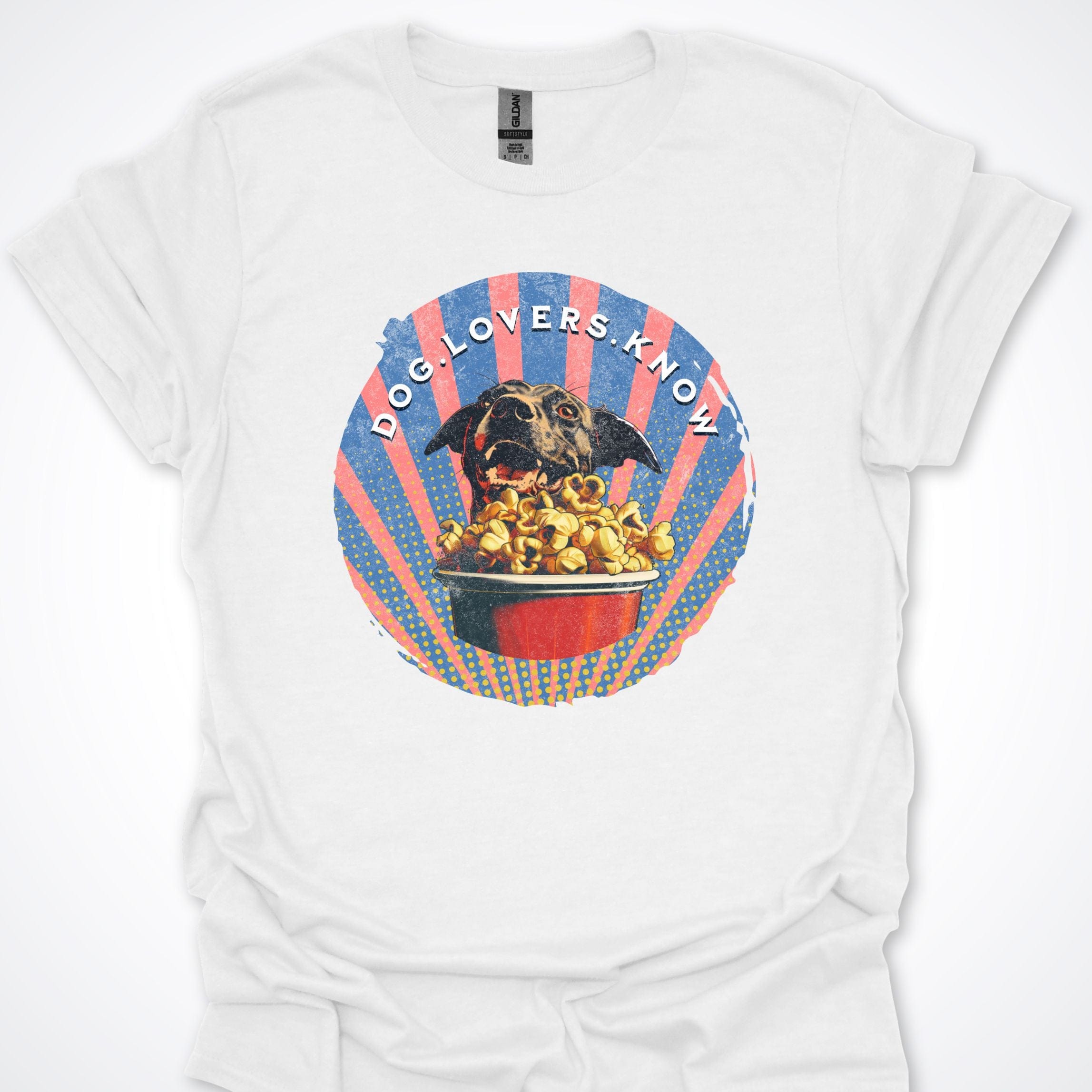 T-Shirt White / S Dog Lovers Know (Blue) T-Shirt ReallyintoDogs