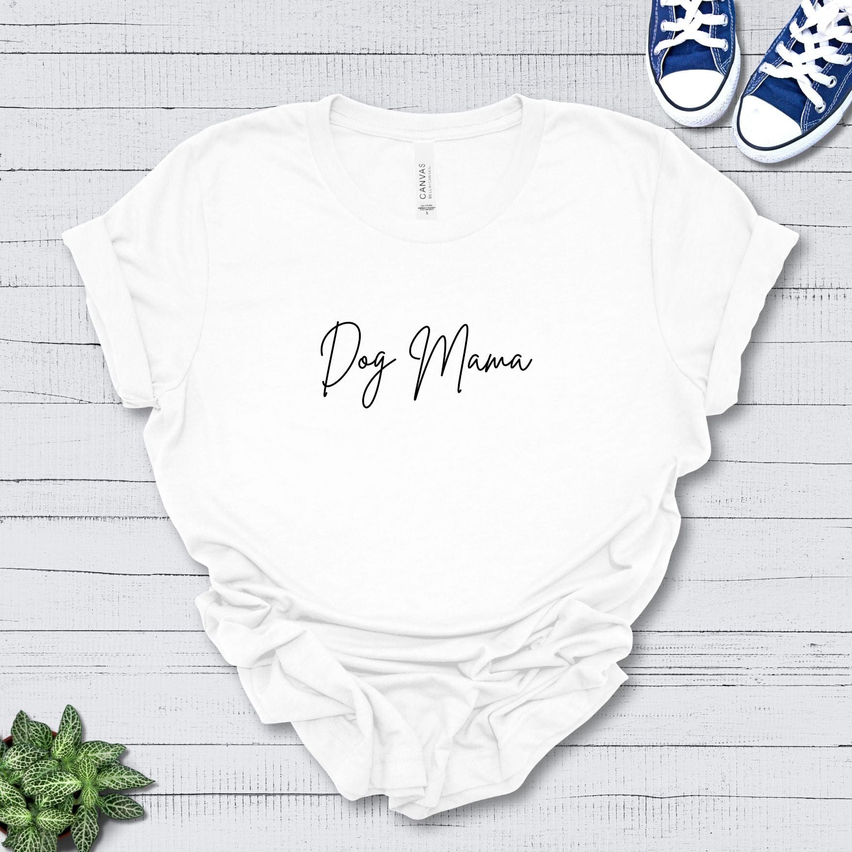 T-Shirt White / S Dog Mama Premium Unisex Tee --reallyintothat