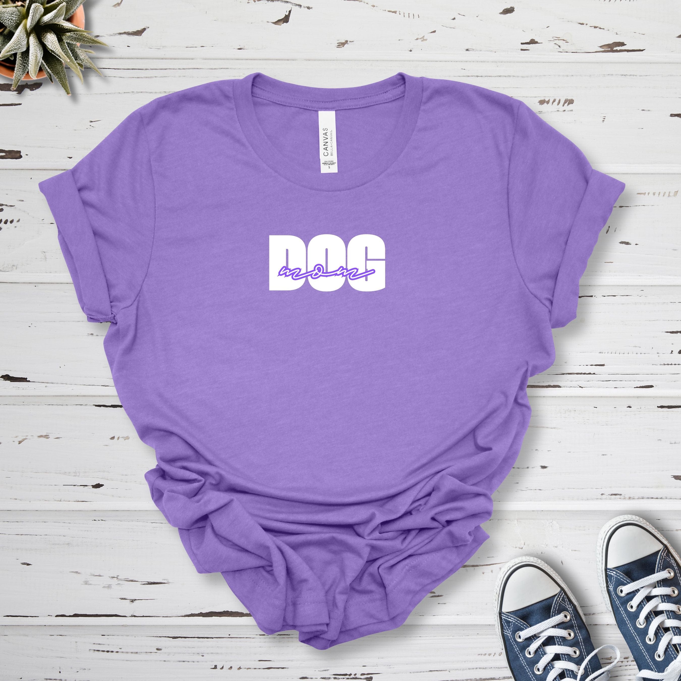 T-Shirt Heather Team Purple / S Dog Mom Bold Premium Unisex T-Shirt --reallyintothat