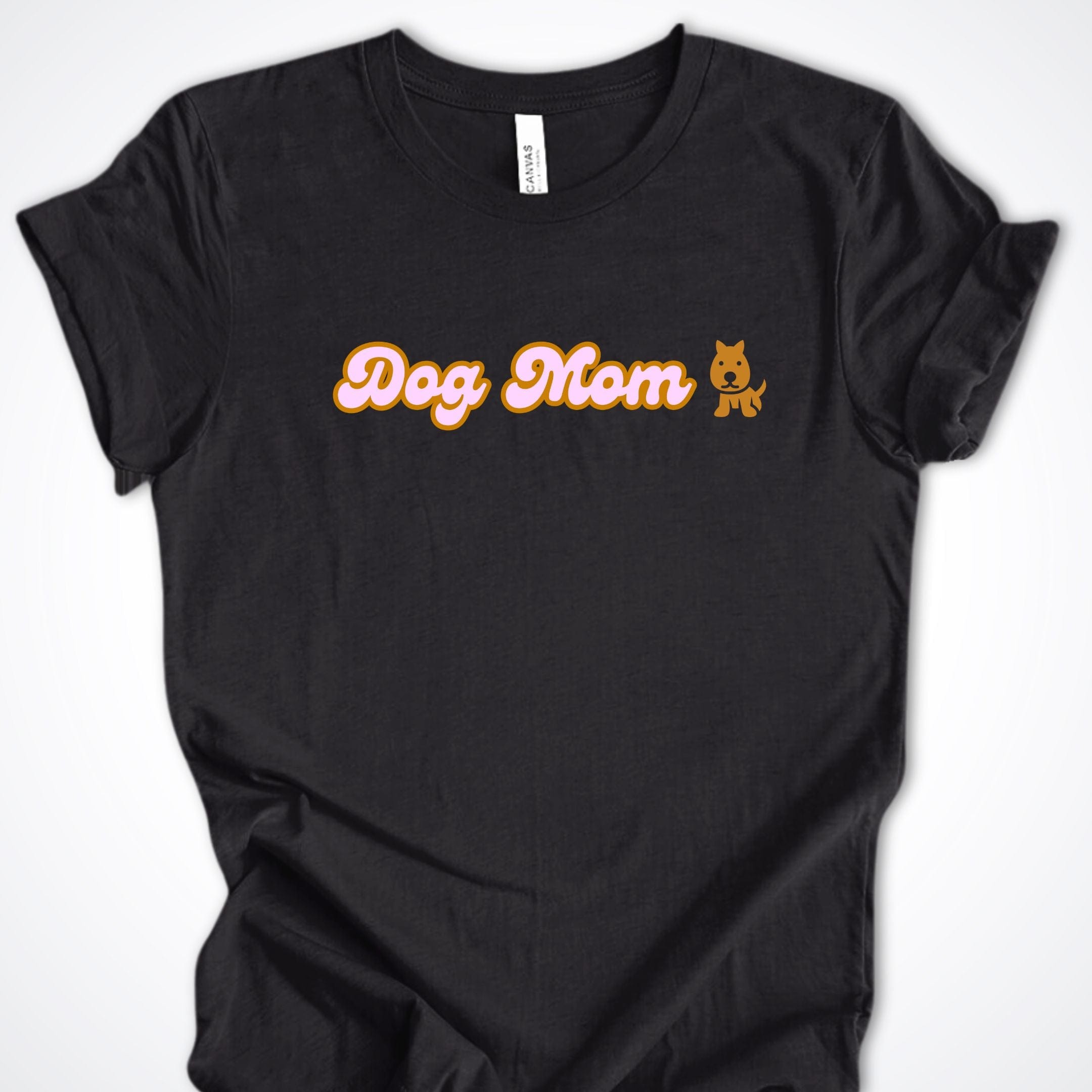 T-Shirt Black Heather / S Dog Mom Bubblegum Premium Unisex T-Shirt ReallyintoDogs