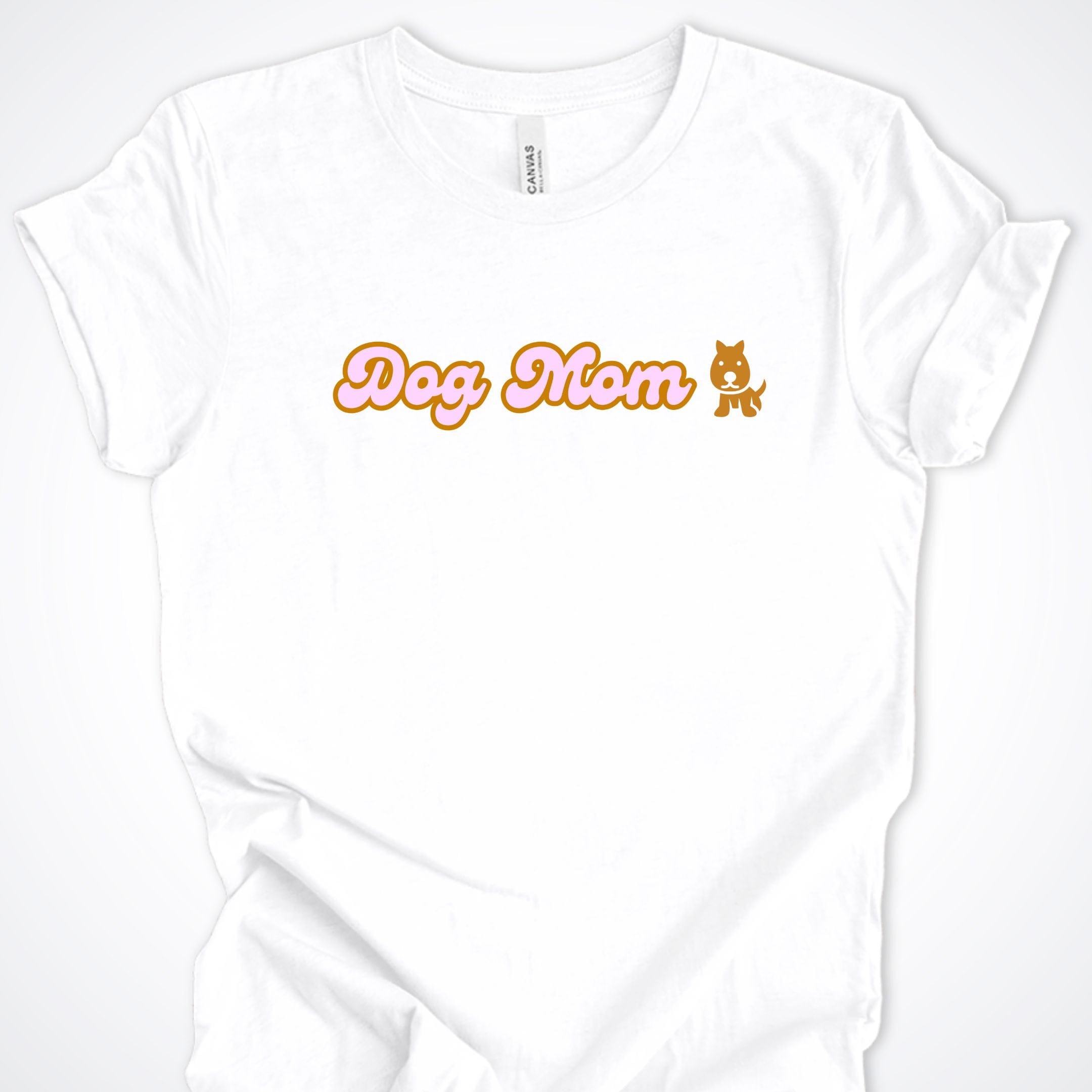 T-Shirt White / S Dog Mom Bubblegum Premium Unisex T-Shirt ReallyintoDogs