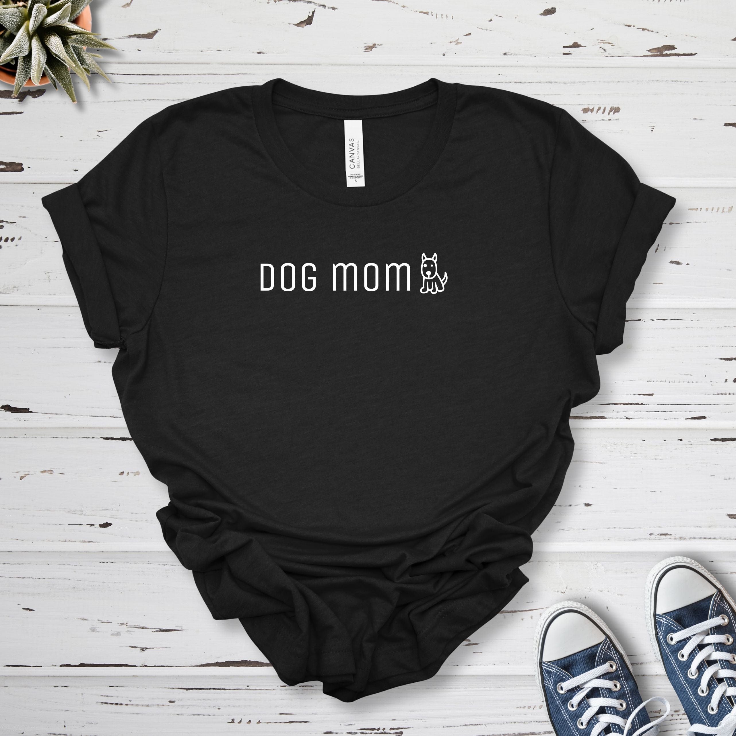 T-Shirt Black Heather / S Dog Mom Cute Premium Unisex T-Shirt --reallyintothat