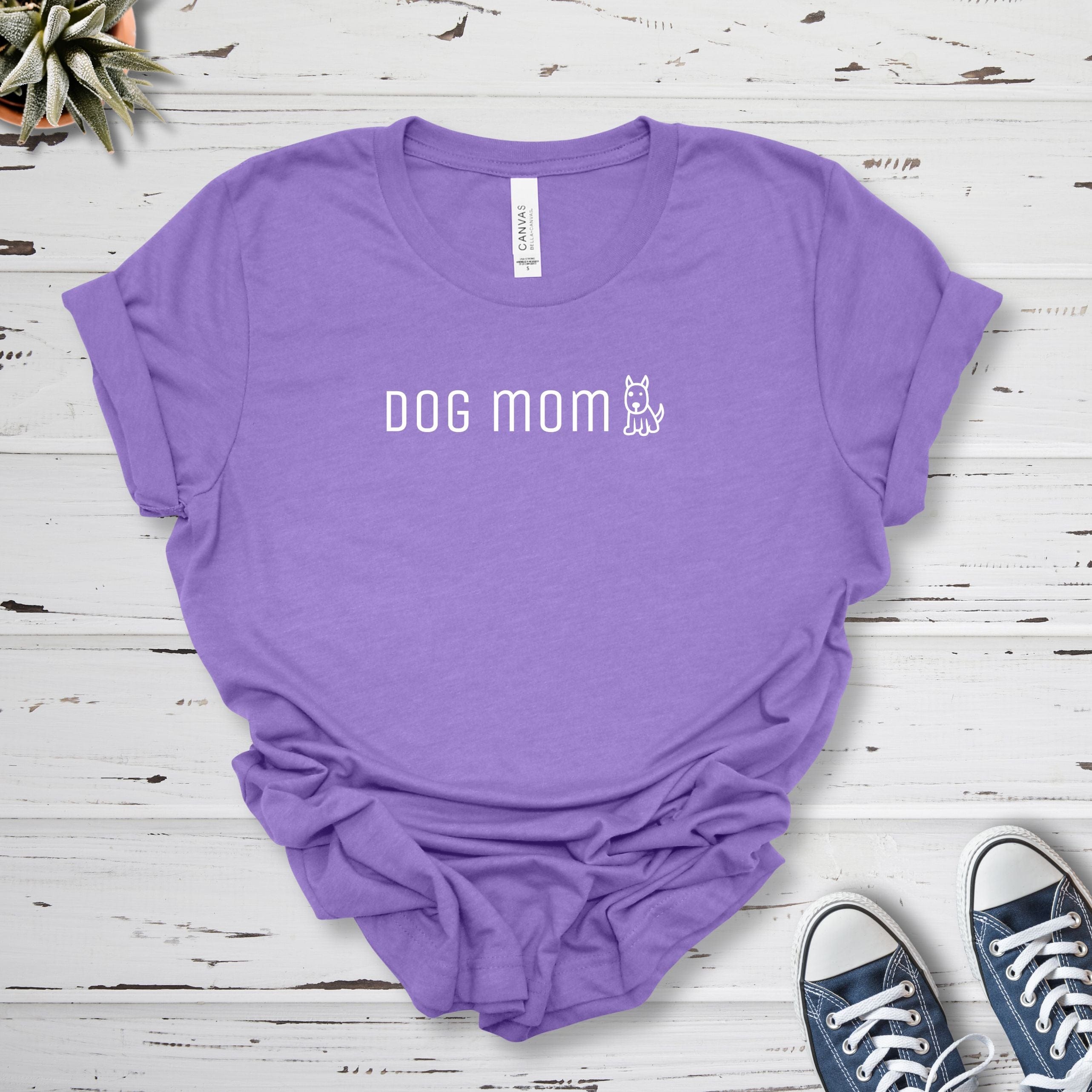 T-Shirt Heather Team Purple / S Dog Mom Cute Premium Unisex T-Shirt --reallyintothat