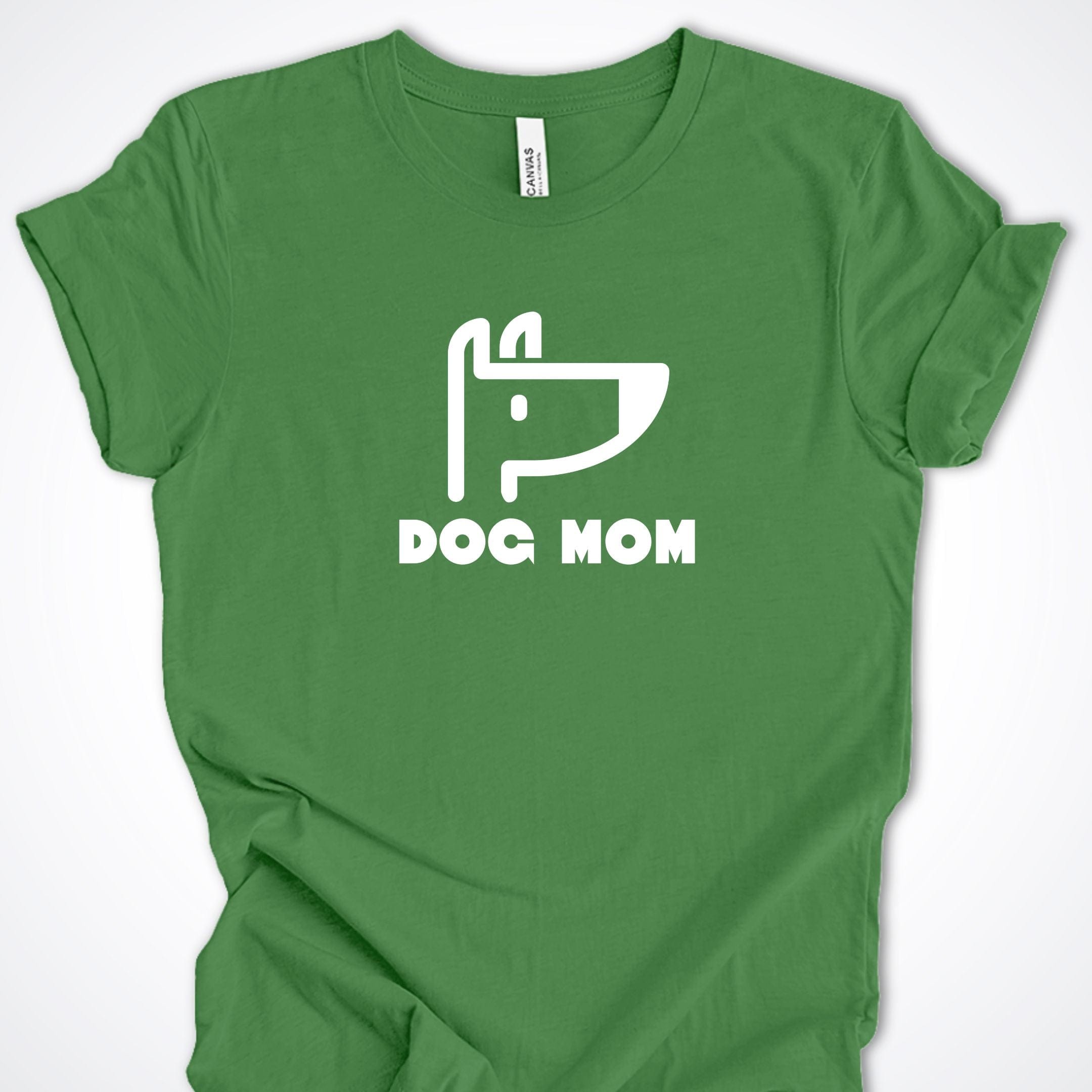 T-Shirt Leaf / S Dog Mom Icon Premium Unisex T-Shirt ReallyintoDogs