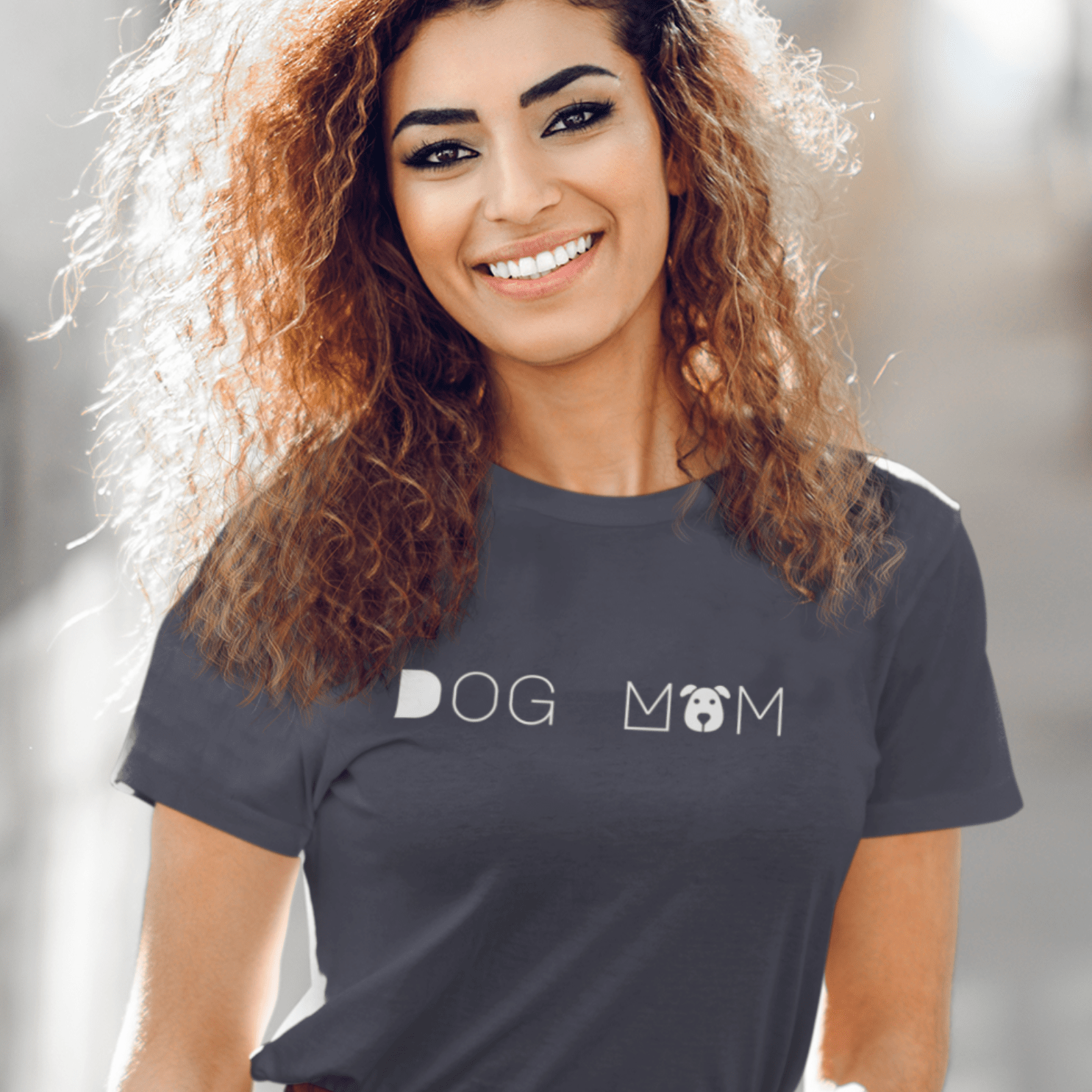 T-Shirt Dog Mom Premium Unisex T-Shirt ReallyintoDogs