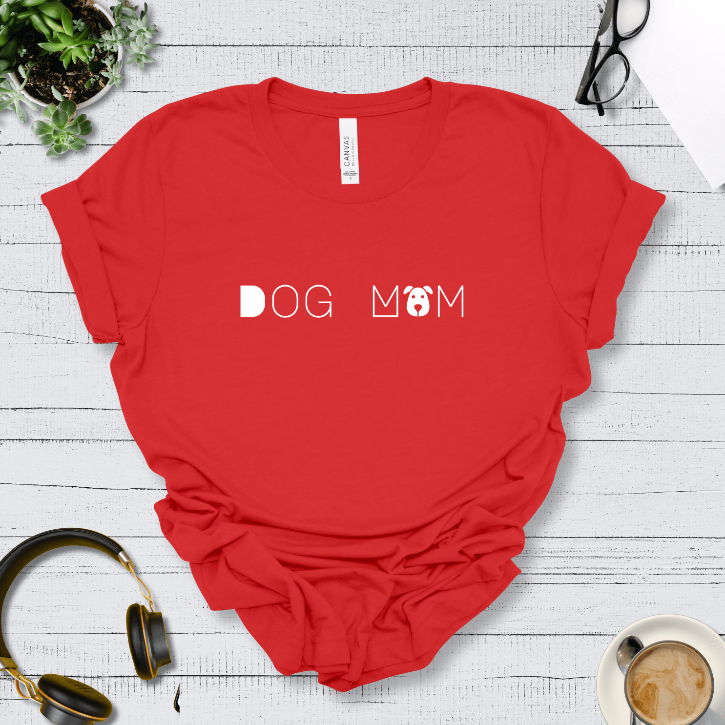 T-Shirt Red / S Dog Mom Premium Unisex T-Shirt --reallyintothat