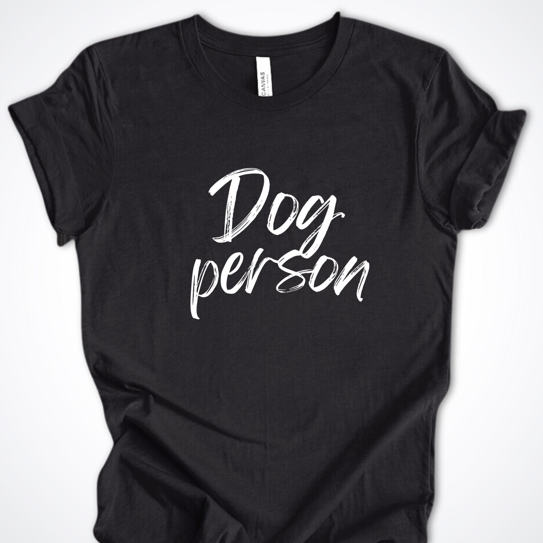 T-Shirt Black Heather / S Dog Person Script Premium Unisex T-Shirt ReallyintoDogs