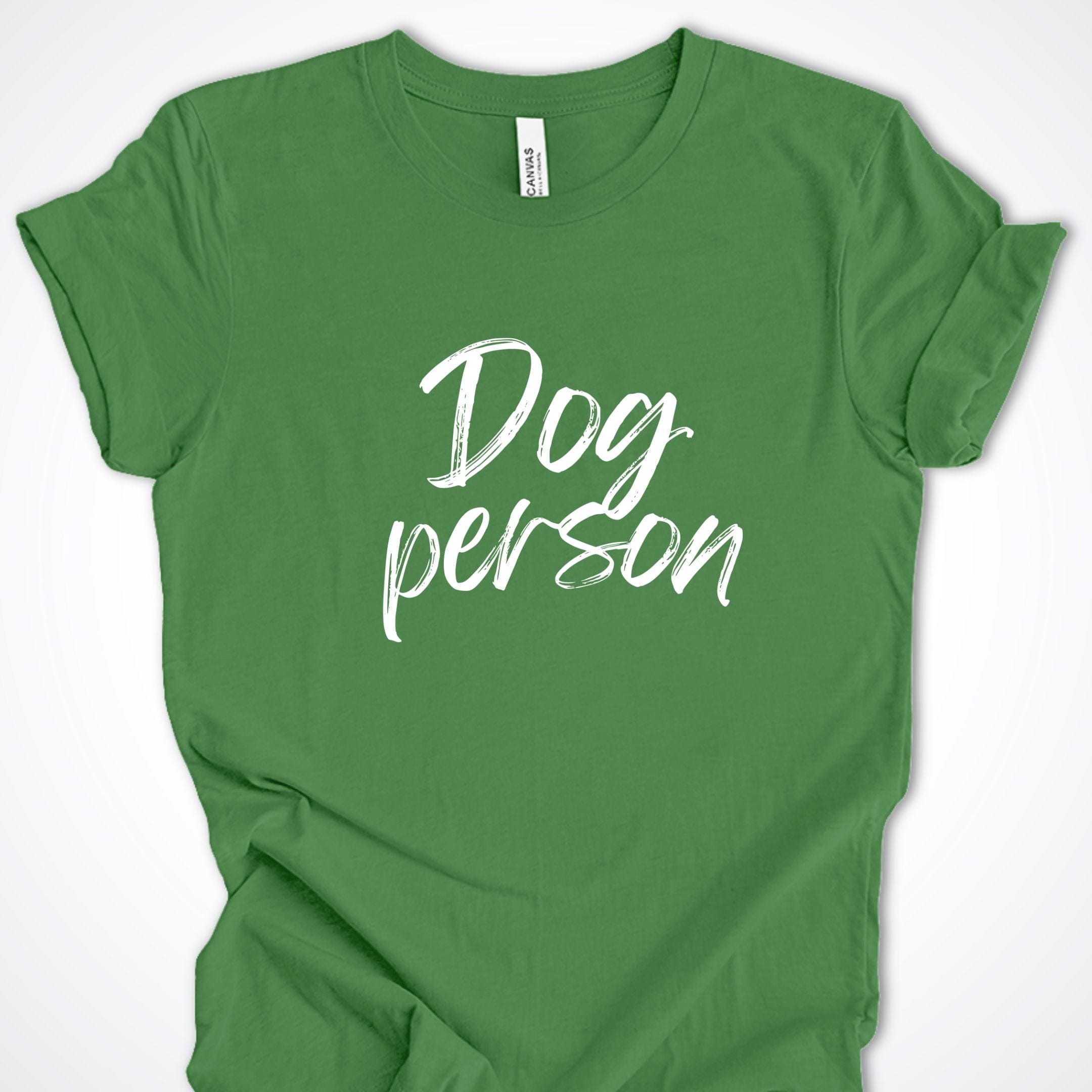 T-Shirt Leaf / S Dog Person Script Premium Unisex T-Shirt ReallyintoDogs