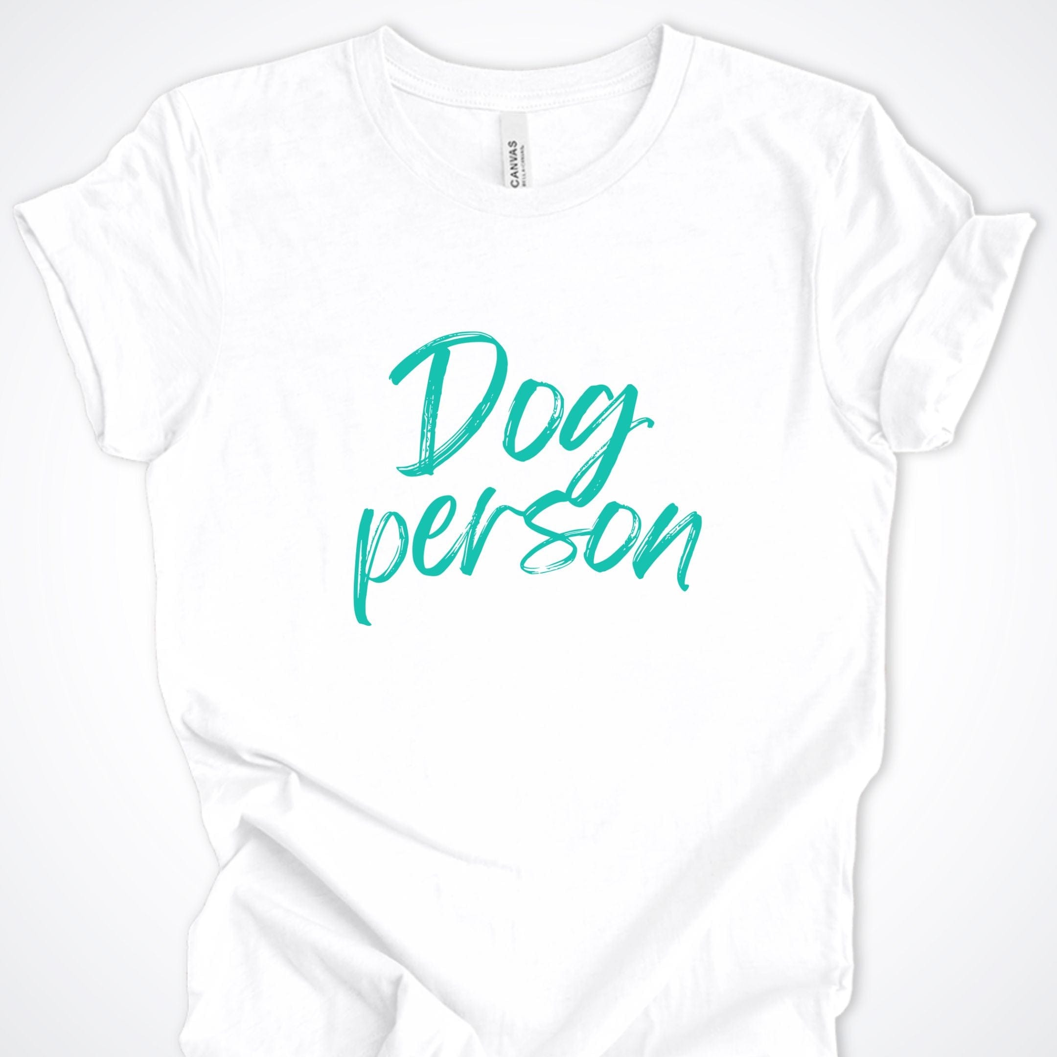 T-Shirt White / S Dog Person Script Premium Unisex T-Shirt ReallyintoDogs