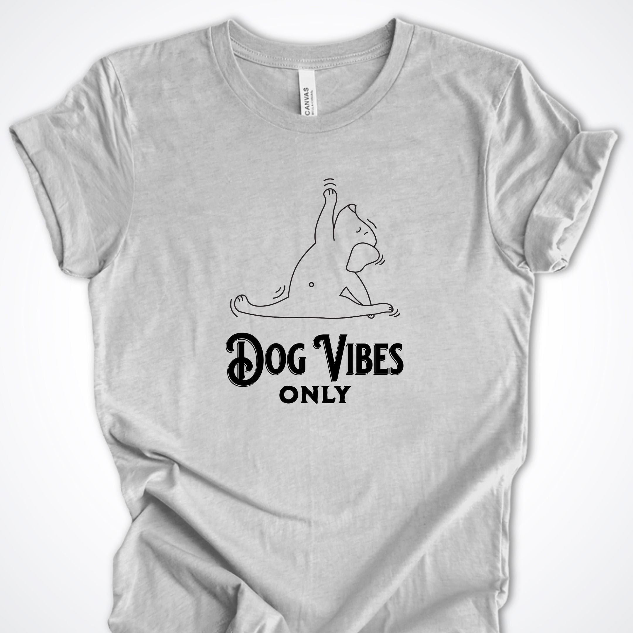 T-Shirt Athletic Heather / S Dog Vibes Only Premium Unisex T-Shirt ReallyintoDogs