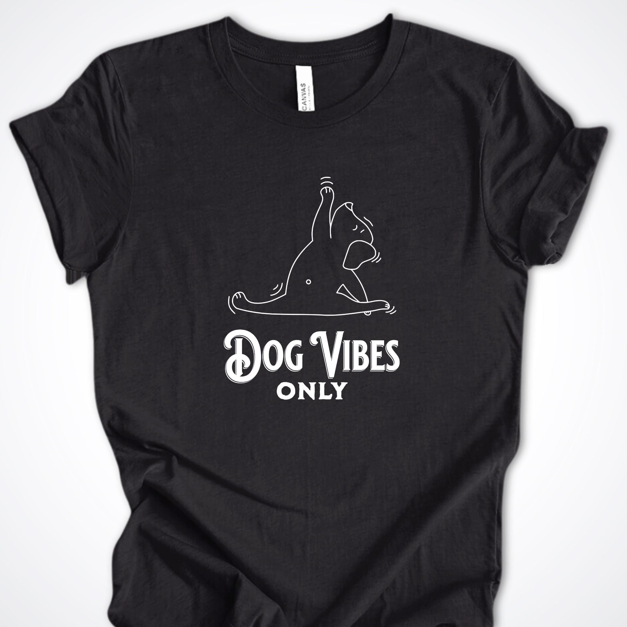 T-Shirt Black Heather / S Dog Vibes Only Premium Unisex T-Shirt ReallyintoDogs