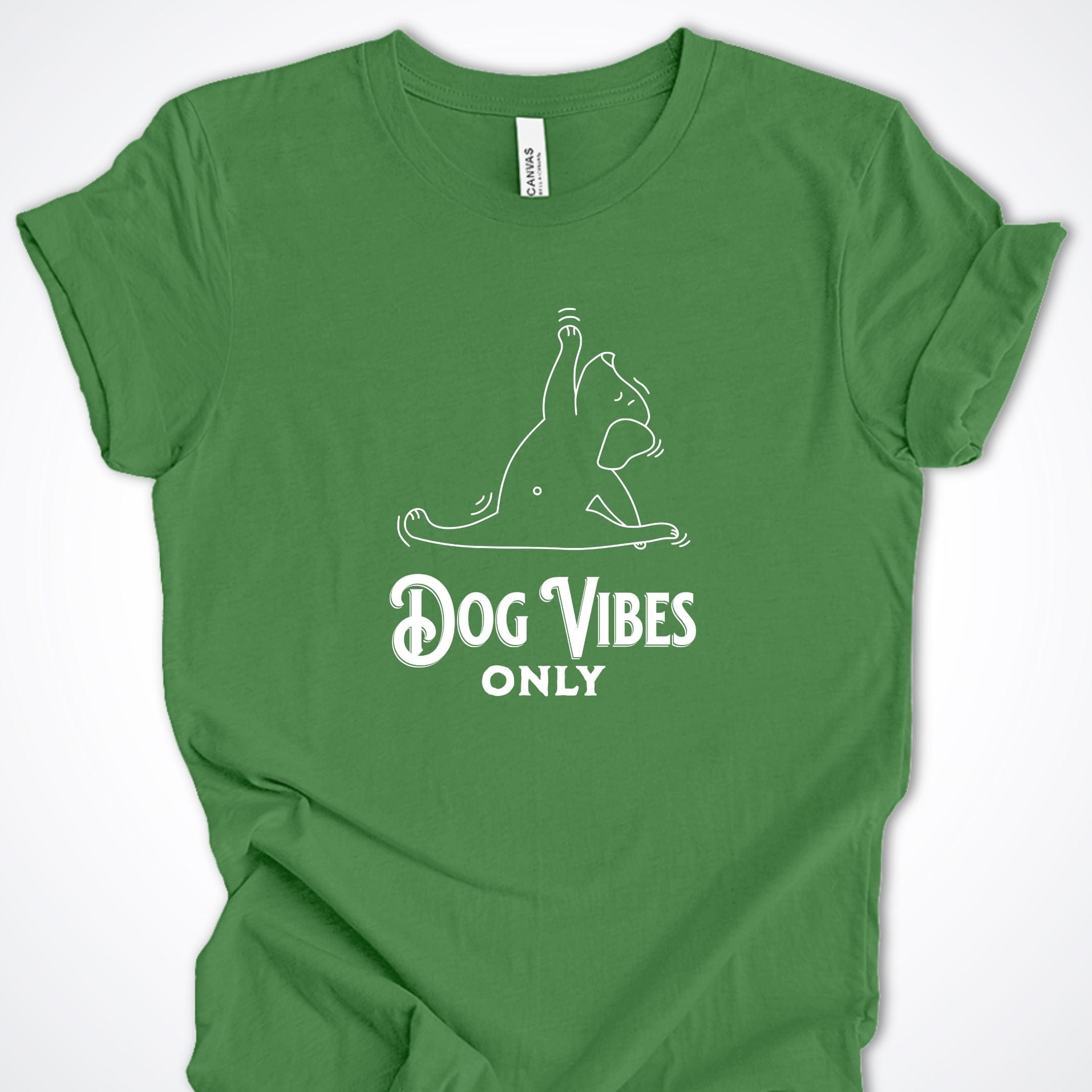 T-Shirt Leaf / S Dog Vibes Only Premium Unisex T-Shirt ReallyintoDogs