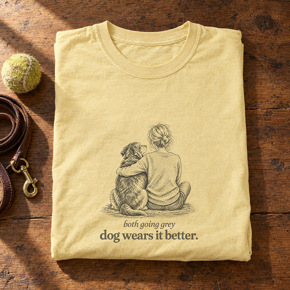 Dog Wears It Better Butter folded