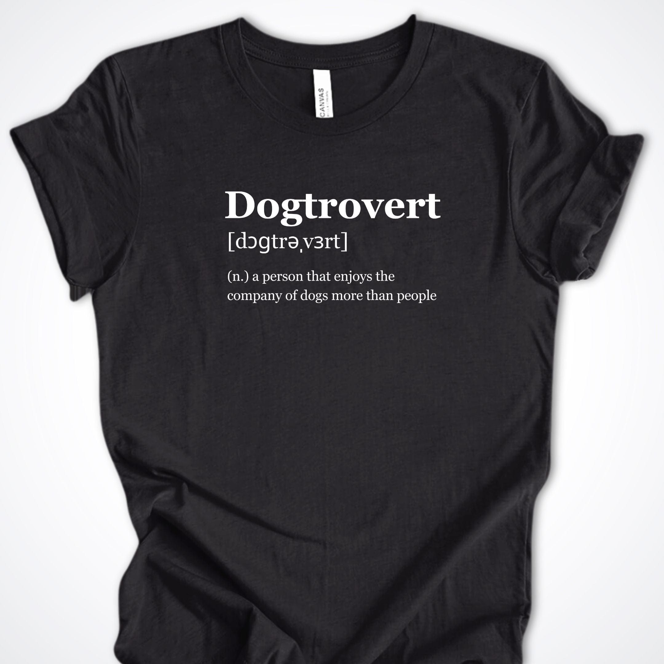 T-Shirt Black Heather / S Dogtrovert Premium Unisex T-Shirt ReallyintoDogs