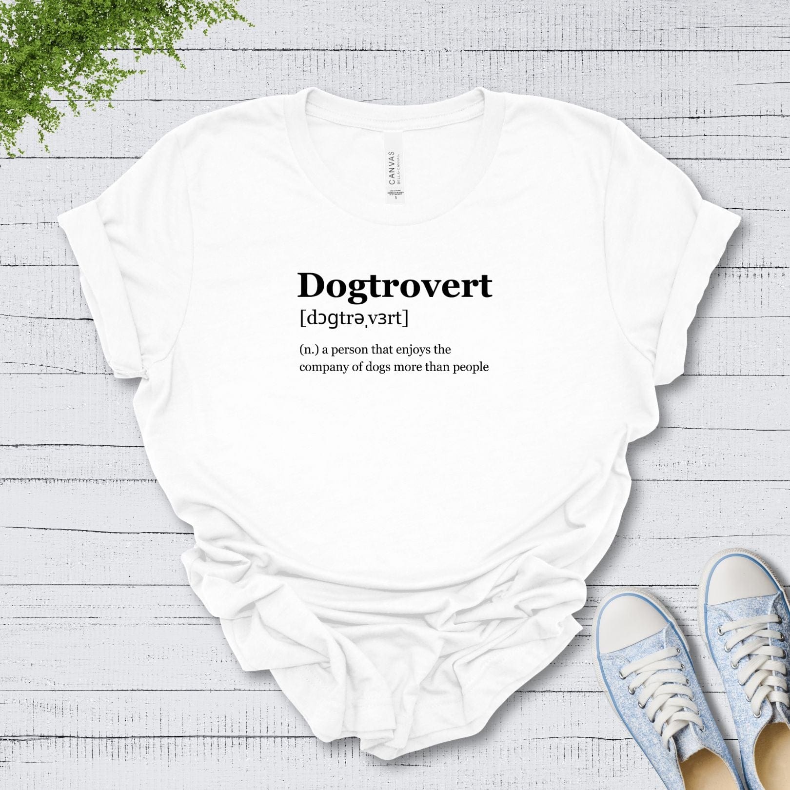 T-Shirt White / S Dogtrovert Premium Unisex Tee --reallyintothat