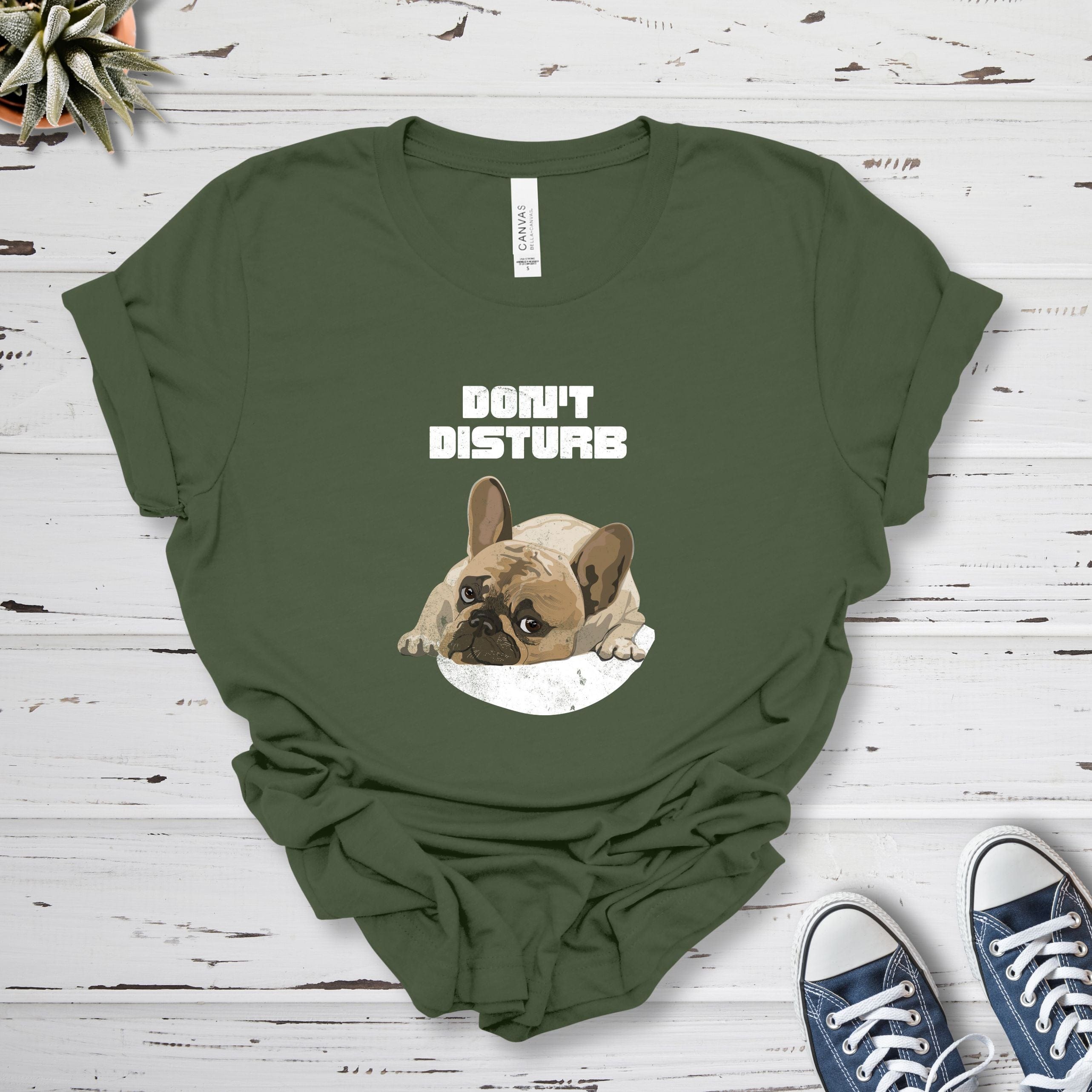 T-Shirt Military Green / S Don't Disturb Premium Unisex T-Shirt --reallyintothat