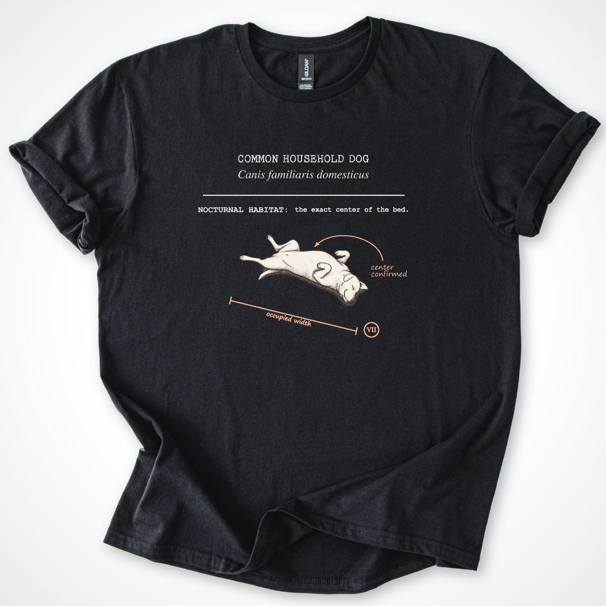 T-Shirt Black / S Field Guide - Common Household Dog Classic T-Shirt ReallyintoDogs