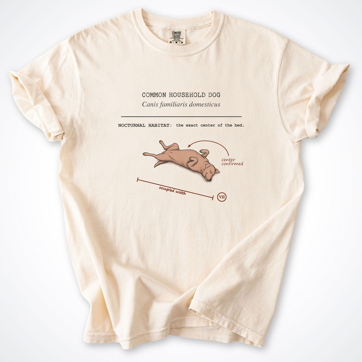T-Shirt Ivory / S Field Guide - Common Household Dog Premium T-Shirt ReallyintoDogs