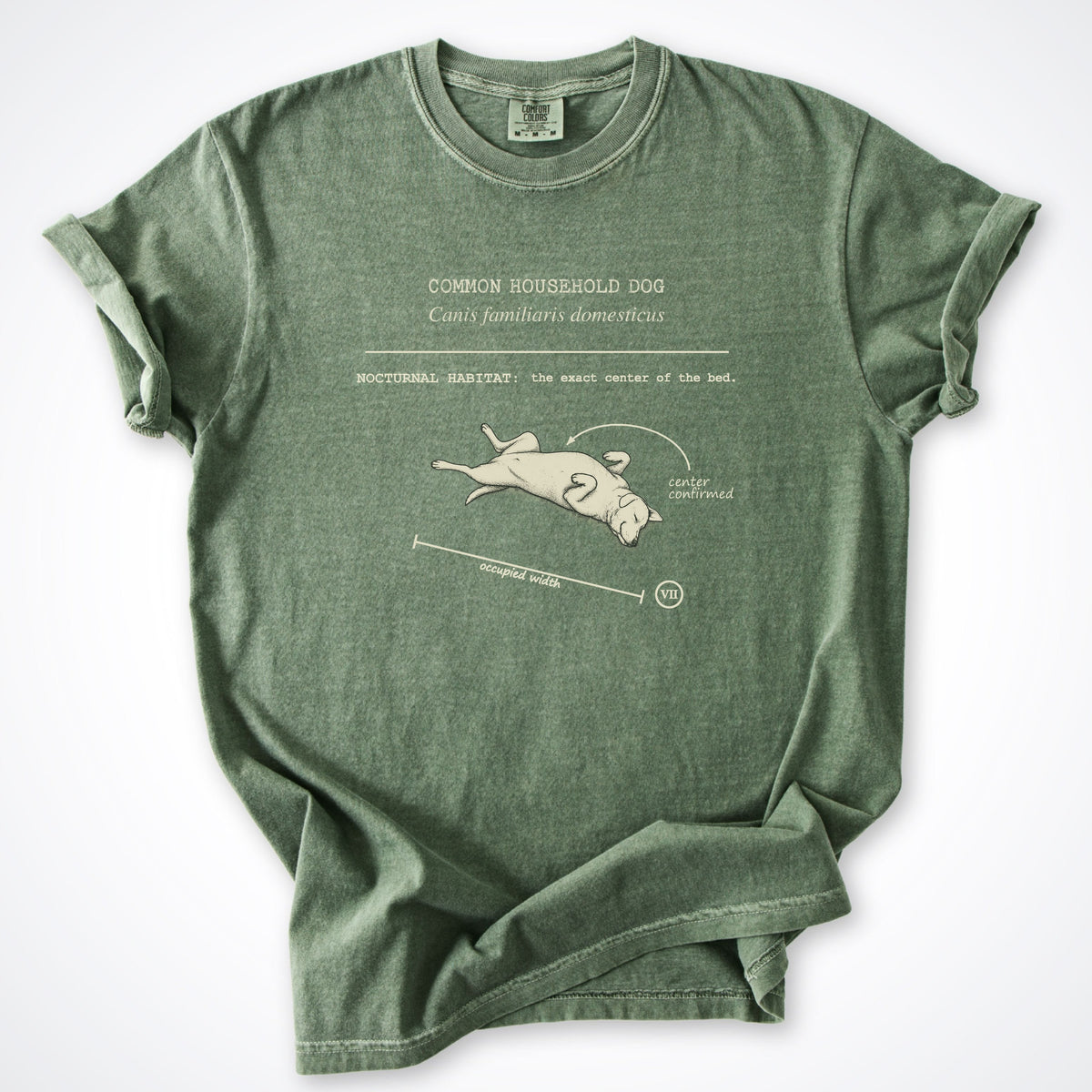 T-Shirt Moss / S Field Guide - Common Household Dog Premium T-Shirt ReallyintoDogs