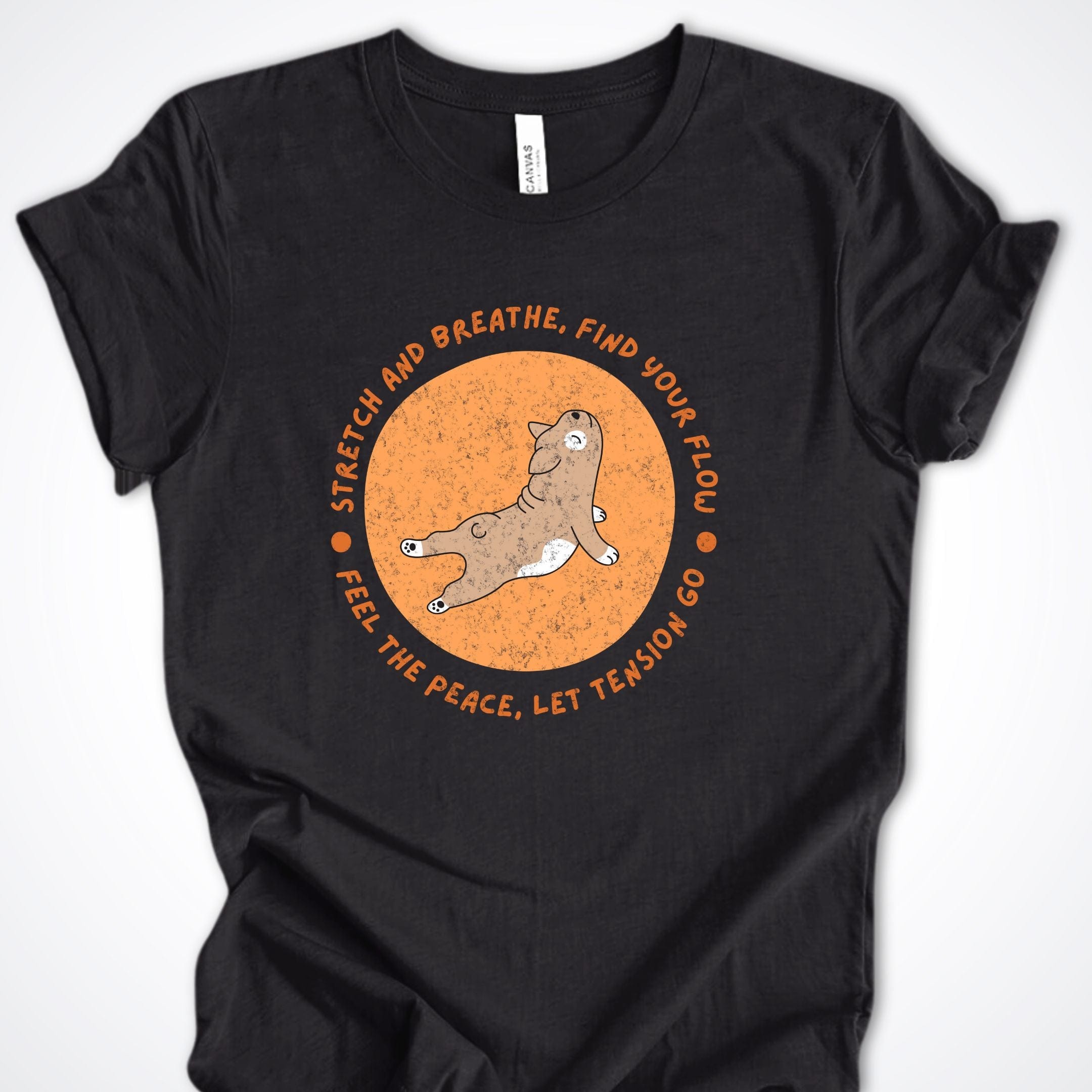 T-Shirt Black Heather / S Find Your Flow Premium Unisex T-Shirt ReallyintoDogs