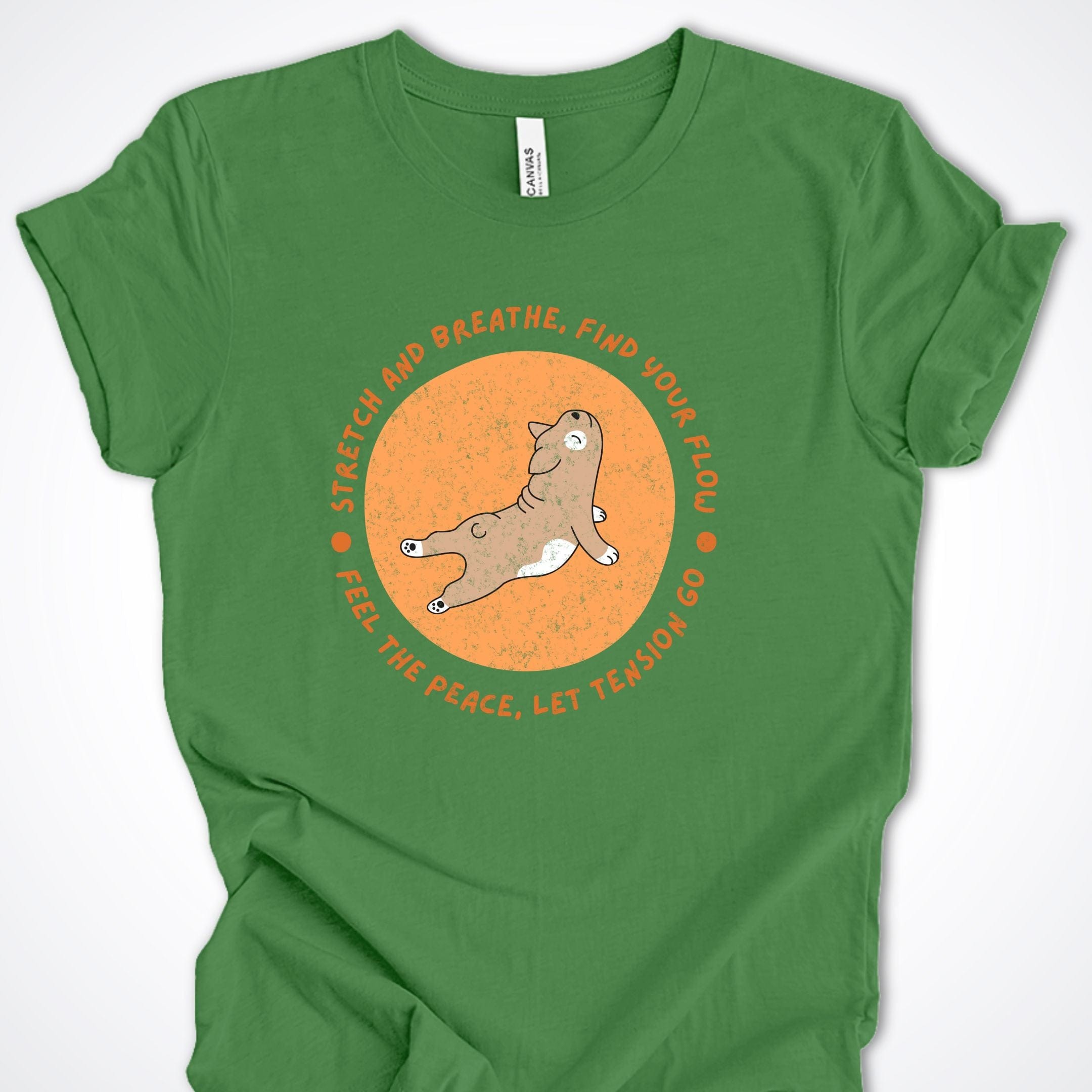 T-Shirt Leaf / S Find Your Flow Premium Unisex T-Shirt ReallyintoDogs