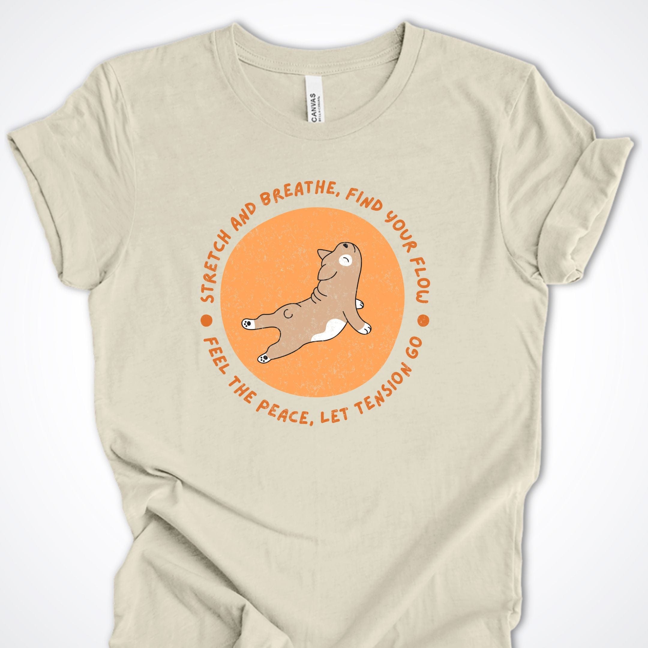 T-Shirt Natural / S Find Your Flow Premium Unisex T-Shirt ReallyintoDogs