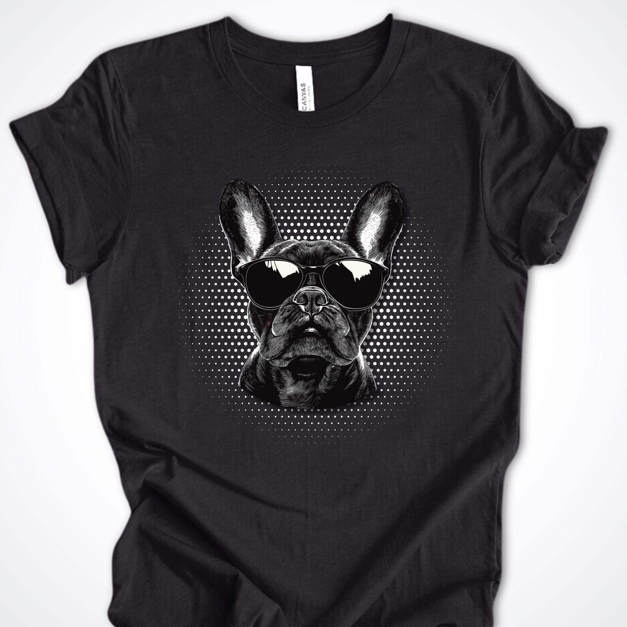 T-Shirt Black Heather / S French Bulldog Top Dog Premium Unisex T-Shirt ReallyintoDogs